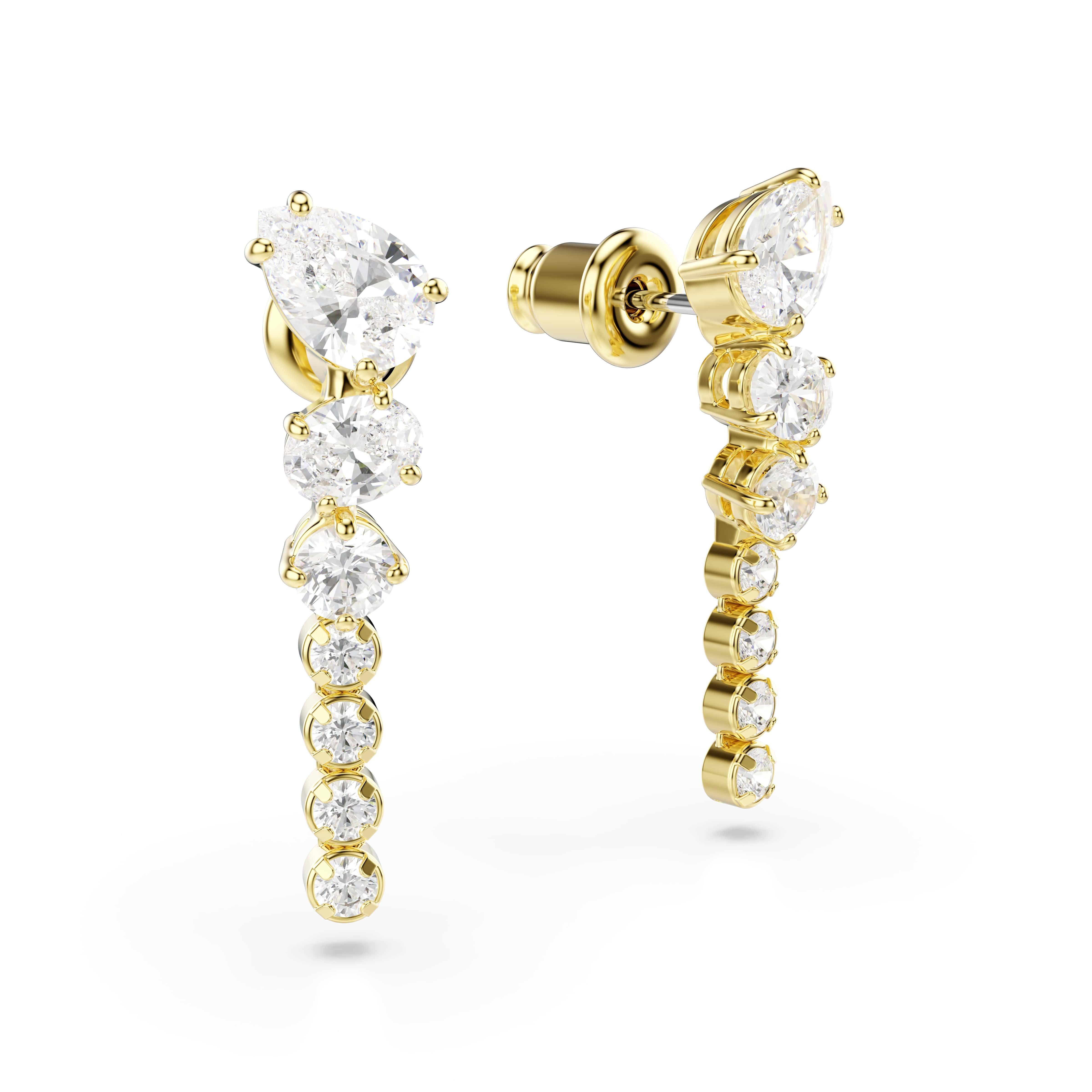 Swarovski Paar Ohrstecker Schmuck Geschenk MESMERA Ohrringe, mit Swarovski® Kristall
