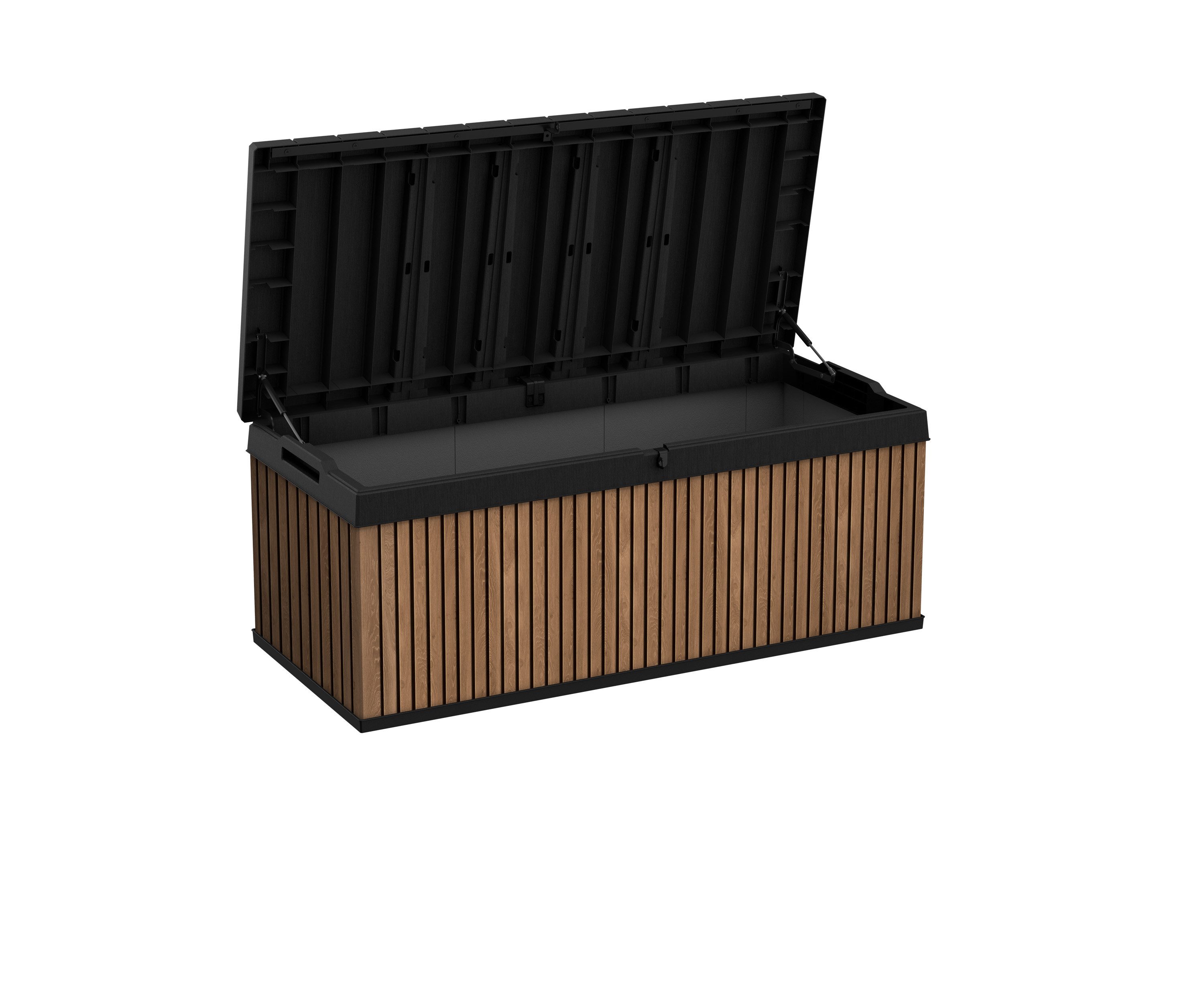 Keter Gartenbox Keter Aufbewahrungsbox DARWIN Braun, 380 L, belastbar bis 3 günstig online kaufen