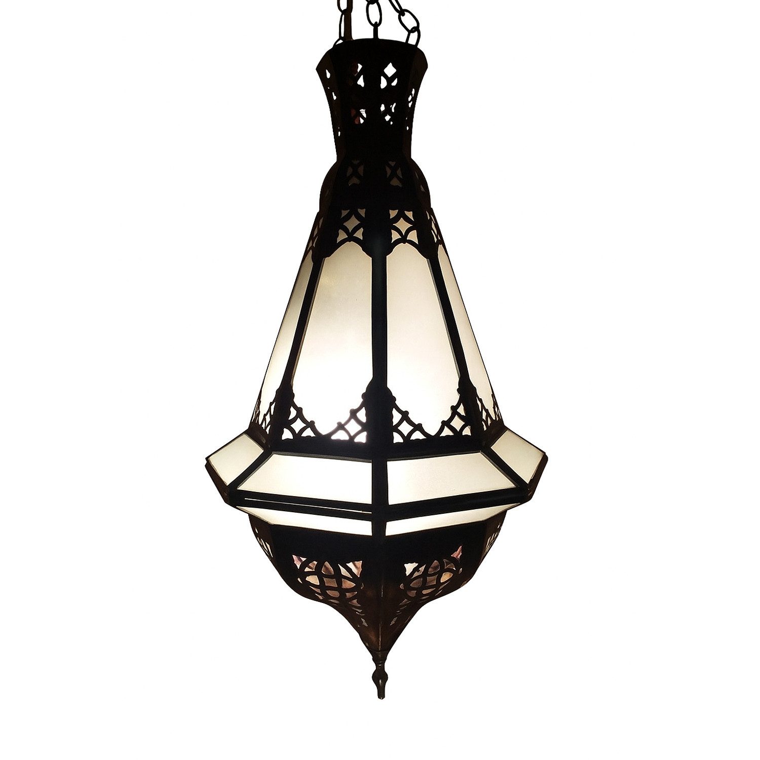Marrakesch Orient & Mediterran Interior Pendelleuchte Orientalische Hängeleuchte Maimouna 44cm, Handarbeit aus Marrakesch, ohne Leuchtmittel, Handarbeit