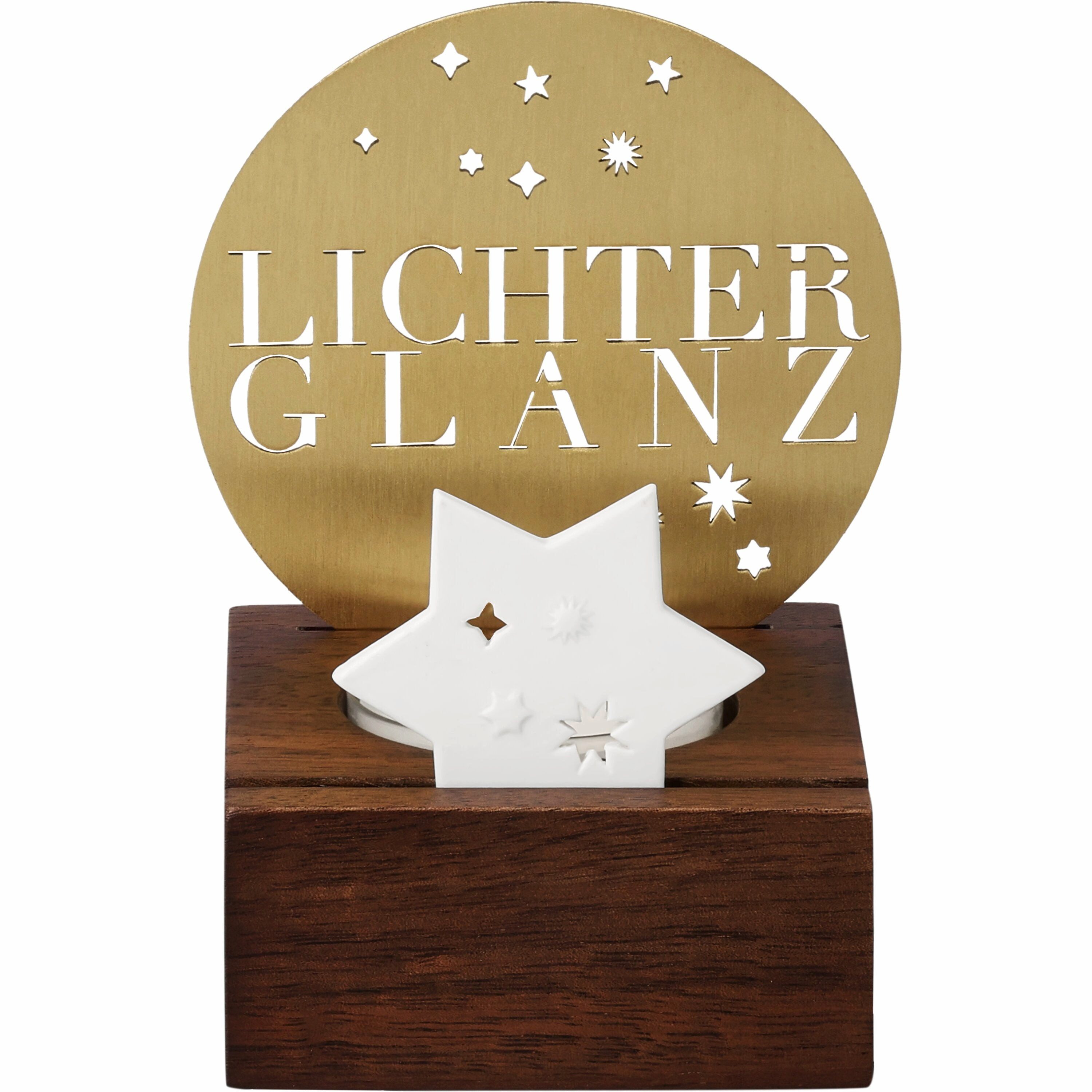 Räder Design Teelichthalter Lichtszene Lichterglanz Porzellan & Metall von räder design Weihnachts