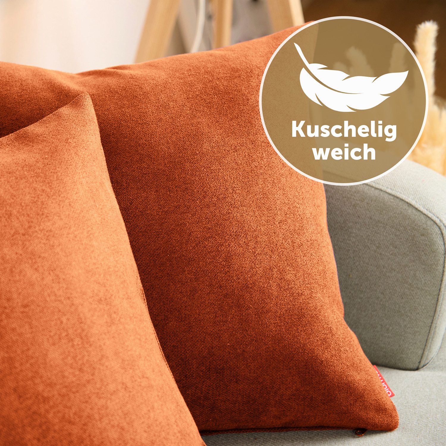 Blumtal Kissenbezug Chenille - Kuscheliges Zierkissen, günstig online kaufen