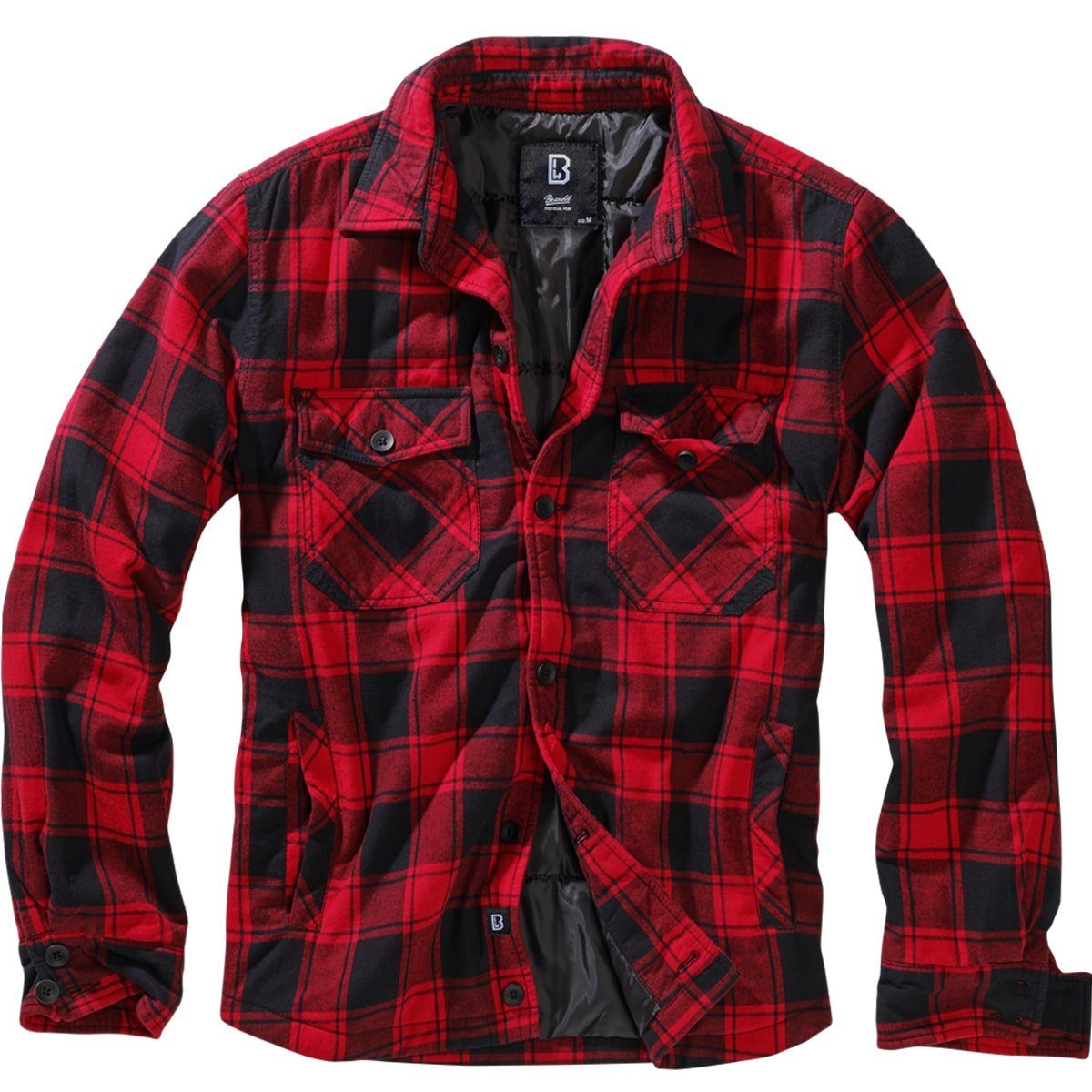 Brandit Outdoorhemd Brandit Lumber Check Shirt gefüttert Gefüttert