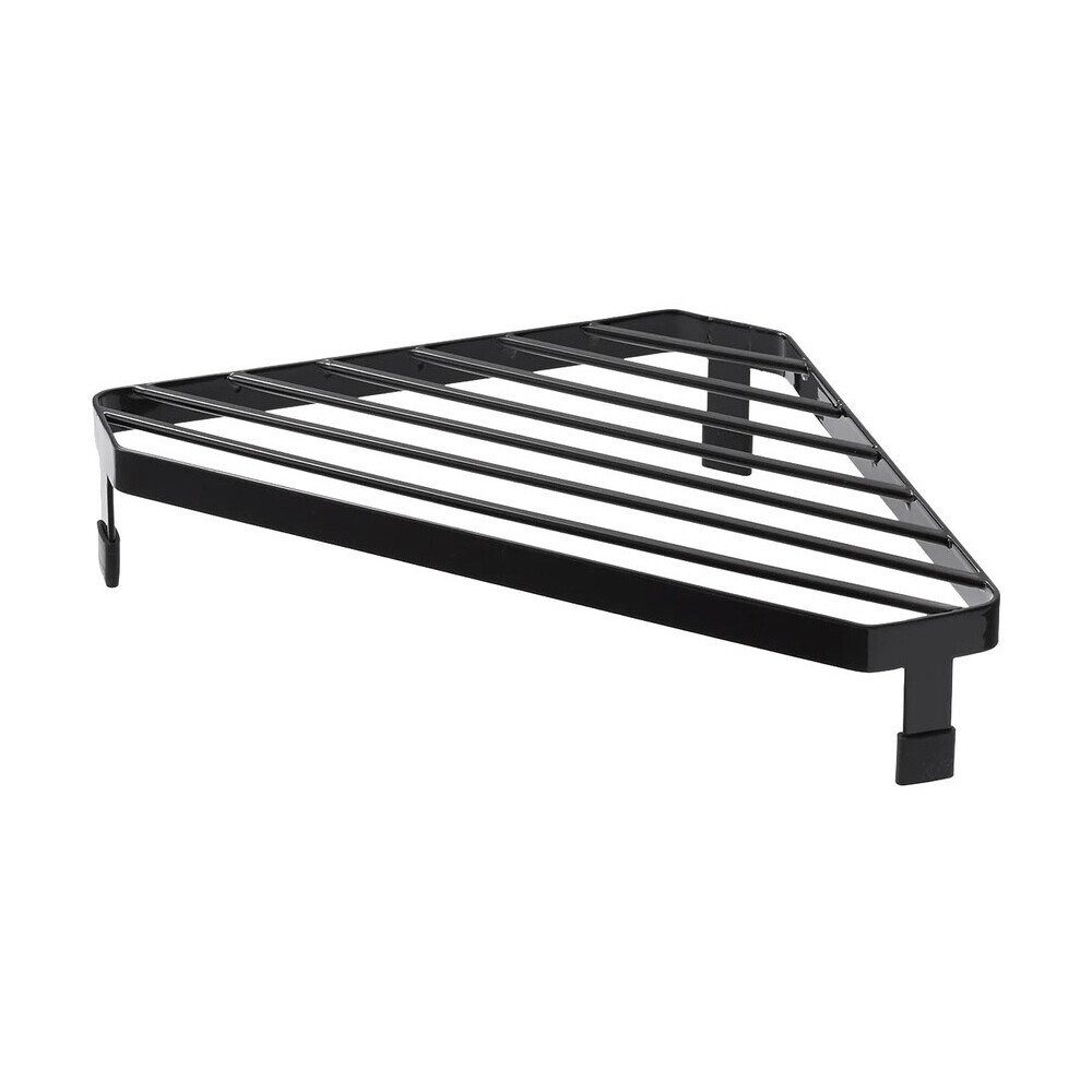 Yamazaki Topfuntersetzer Herd-Eckablage 22x22x5 cm Tower schwarz, 1-tlg., Herd-Eckablage, Stahl, schwarz
