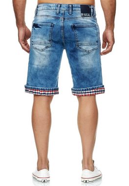 Rusty Neal Shorts Stanley mit coolem Karodetail