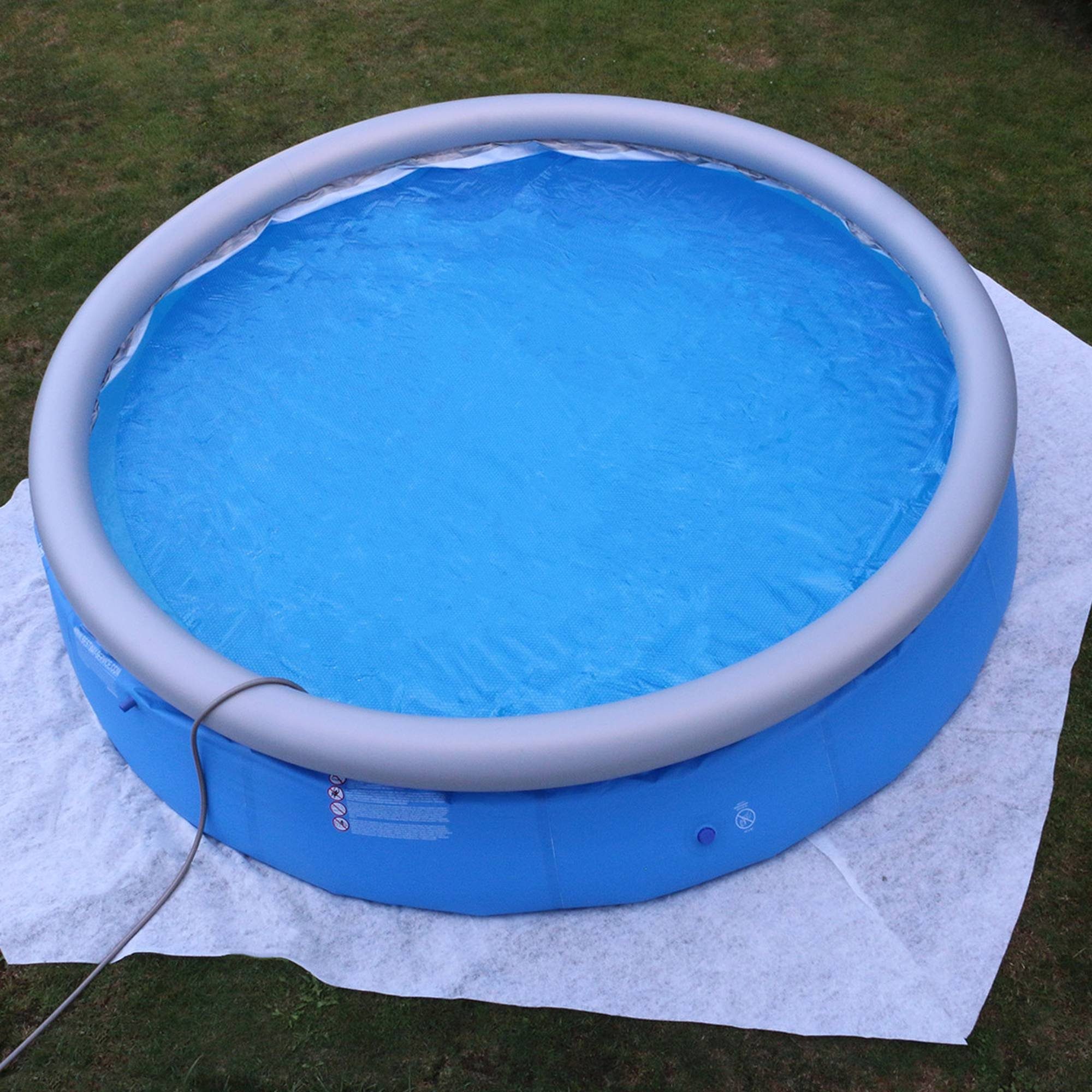 SUMMER FUN Quick-Up Pool Quick Up Pool Set 244 x 66 cm inkl. Filter, Bodens (Komplett-Set, 1-tlg), einfache Montage