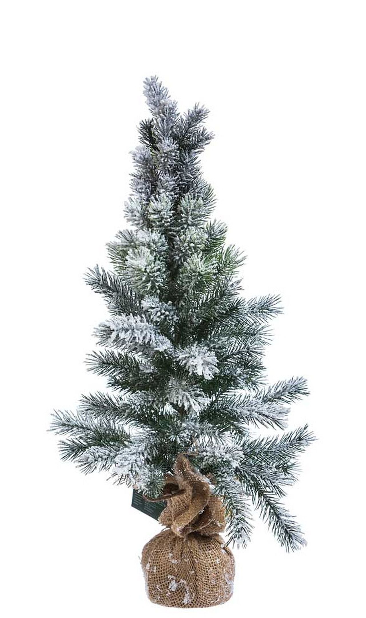 Weihnachtsbaum Größen beschneit Small-Preis Optik im Jute Weihnachtsbaum Künstlicher verfügbar, Beschneite 3 Fichte, Sack in
