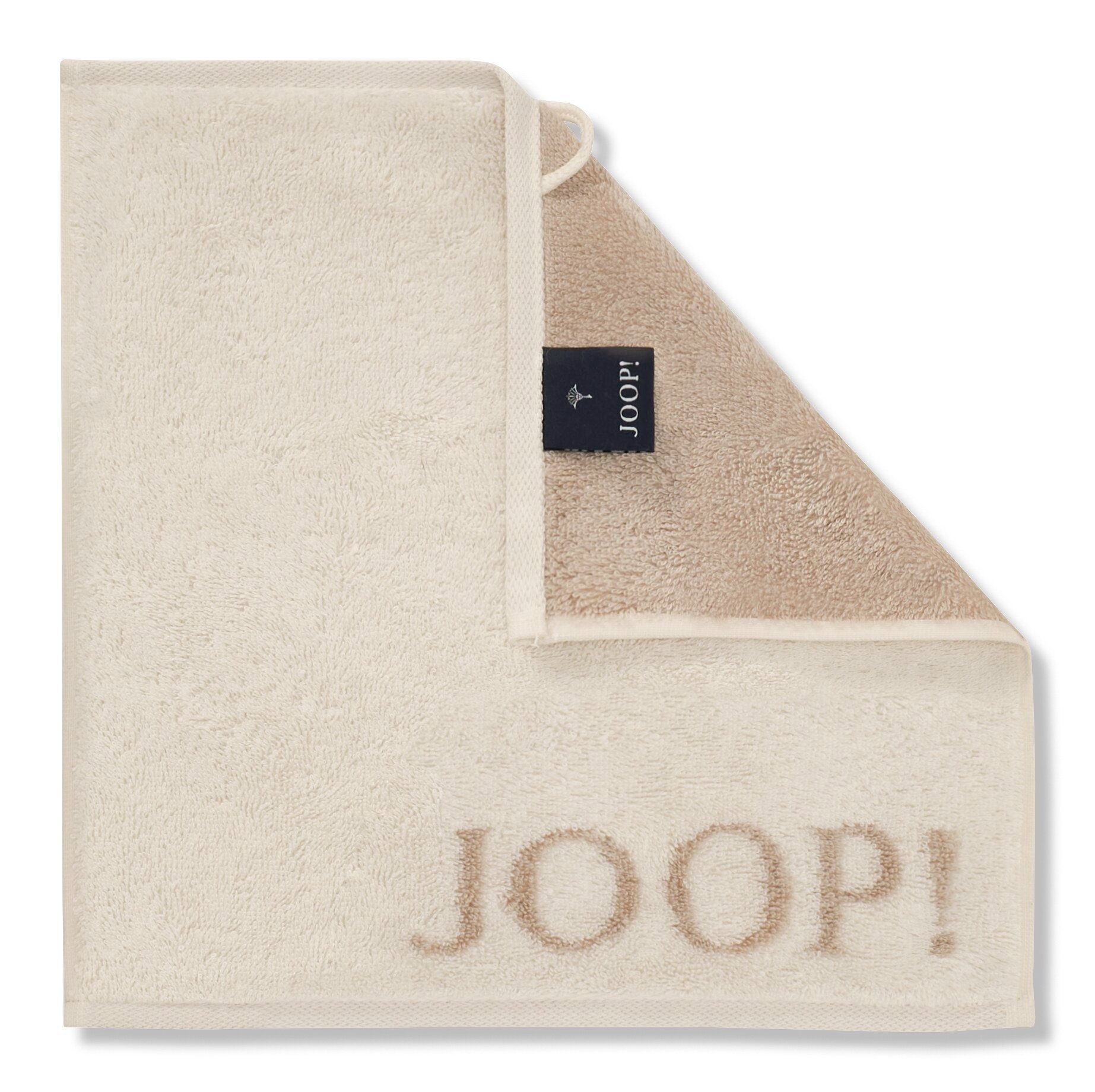Joop! Seiftuch JOOP! LIVING - CLASSIC DOUBLEFACE Seifentuch-Set (3-tlg) Creme