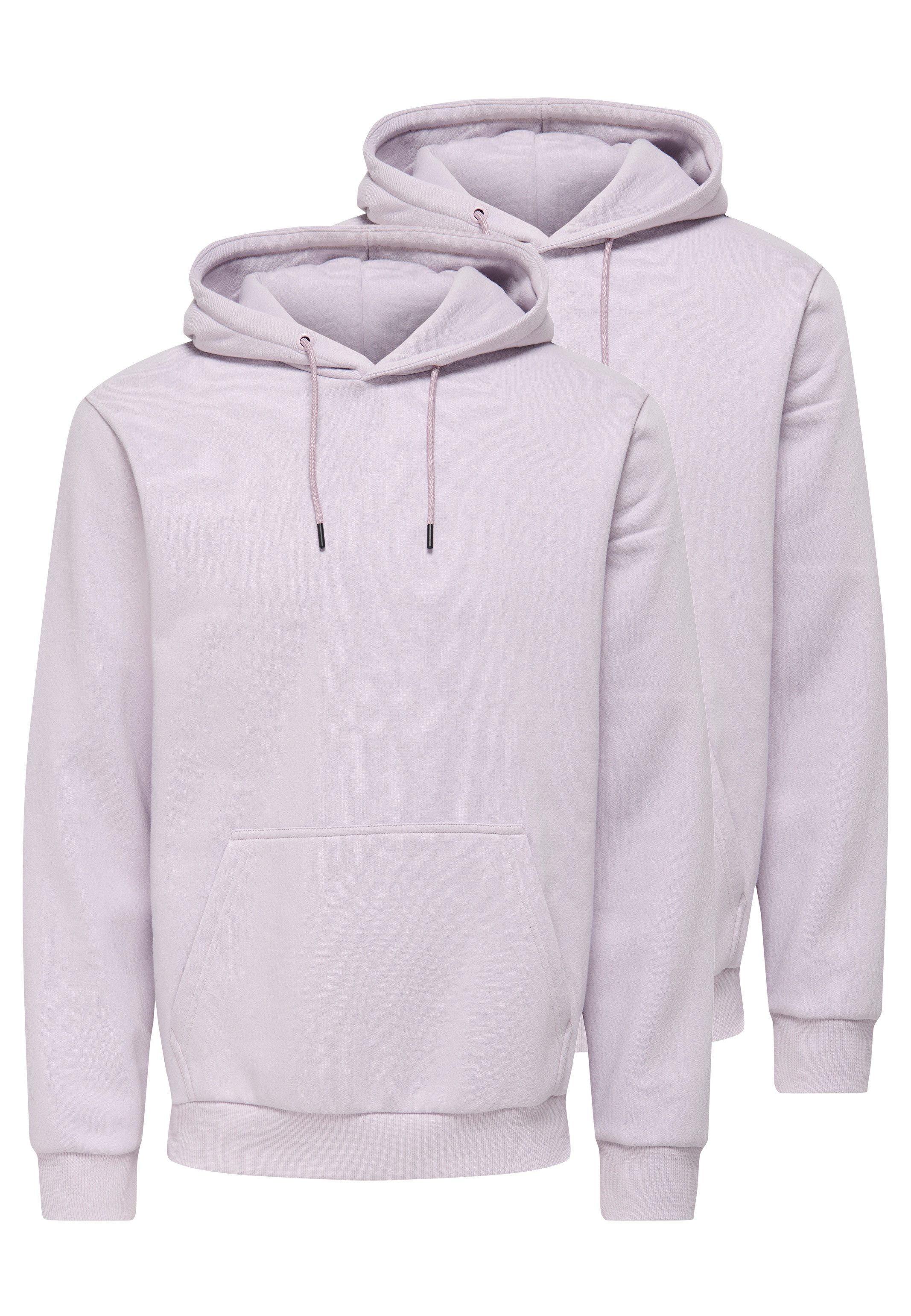 ONLY & SONS Hoodie 2er Pack Ceres (Spar-Set, 2-tlg) Sweatshirt / Hoodie - Baumwolle - Atmungsaktiv