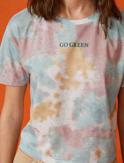 Koton T-Shirt »Damen T-Shirt -Go Green«