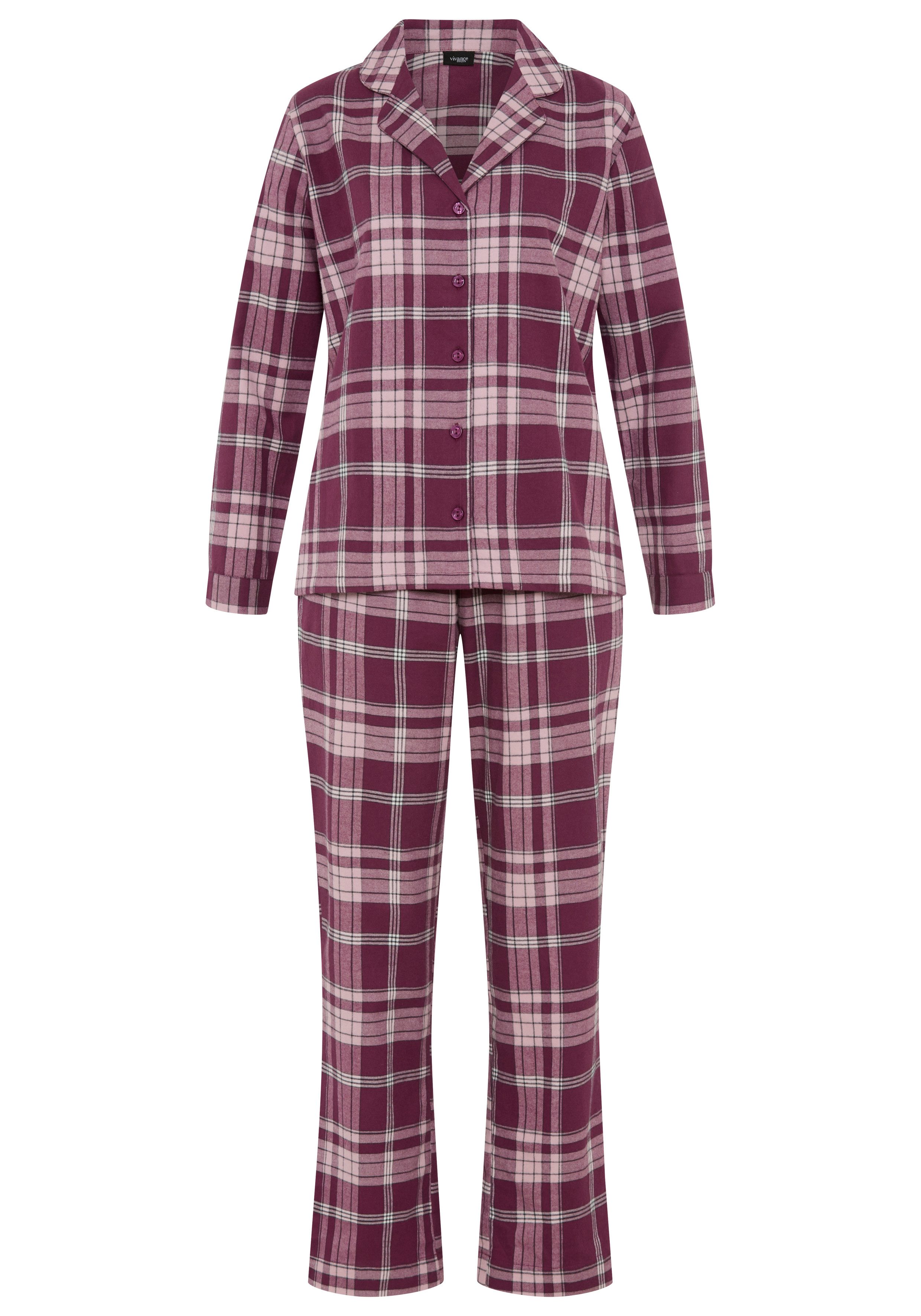 Vivance Dreams by Lascana Pyjama (Set, 2 tlg) mit garngefärbten Karos. € 39,99