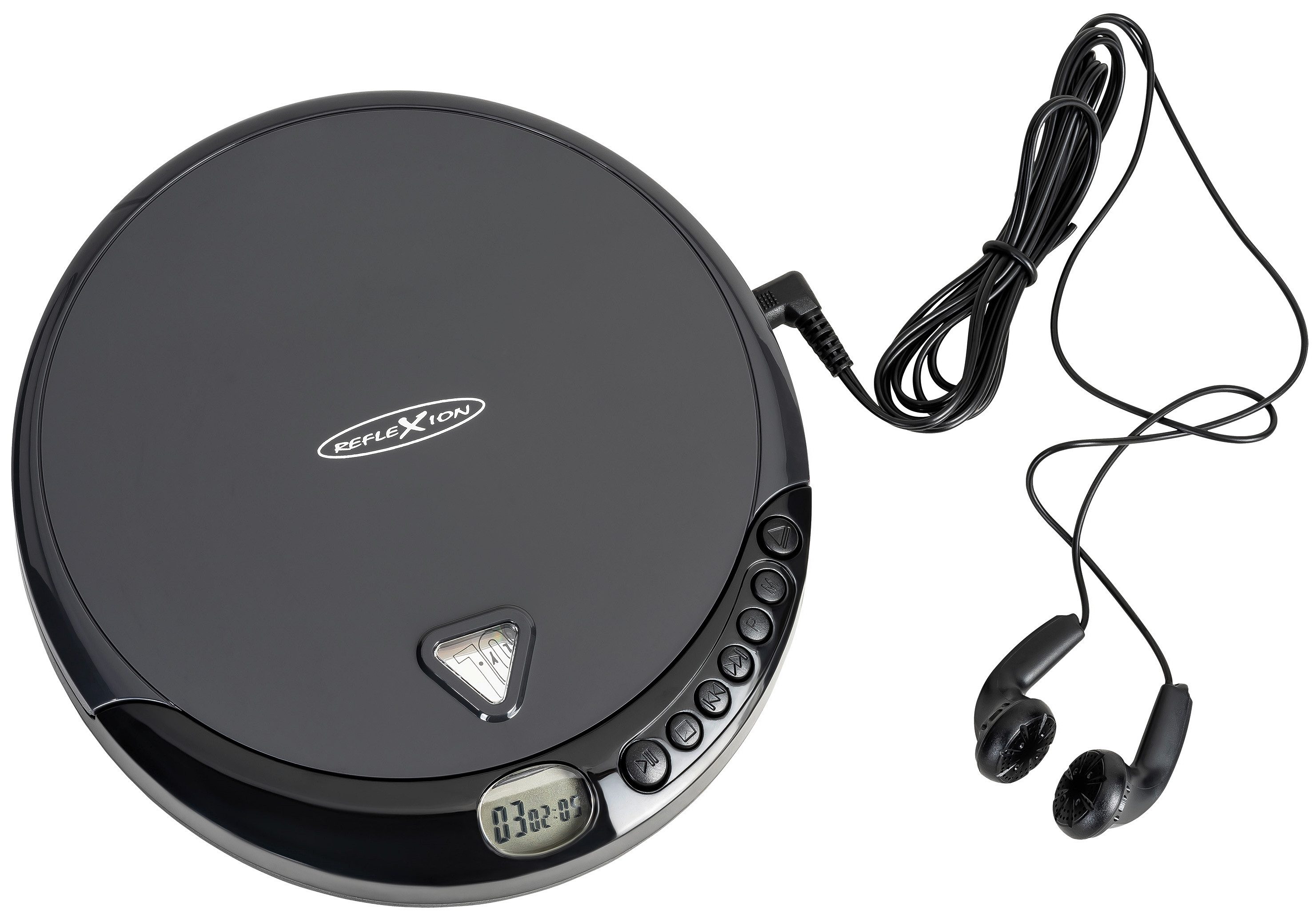 Reflexion PCD400 tragbarer CD-Player (Wiedergabe von CD, CD-R, CD-RW inkl. Ohrhörer + Netzbetrieb möglich)