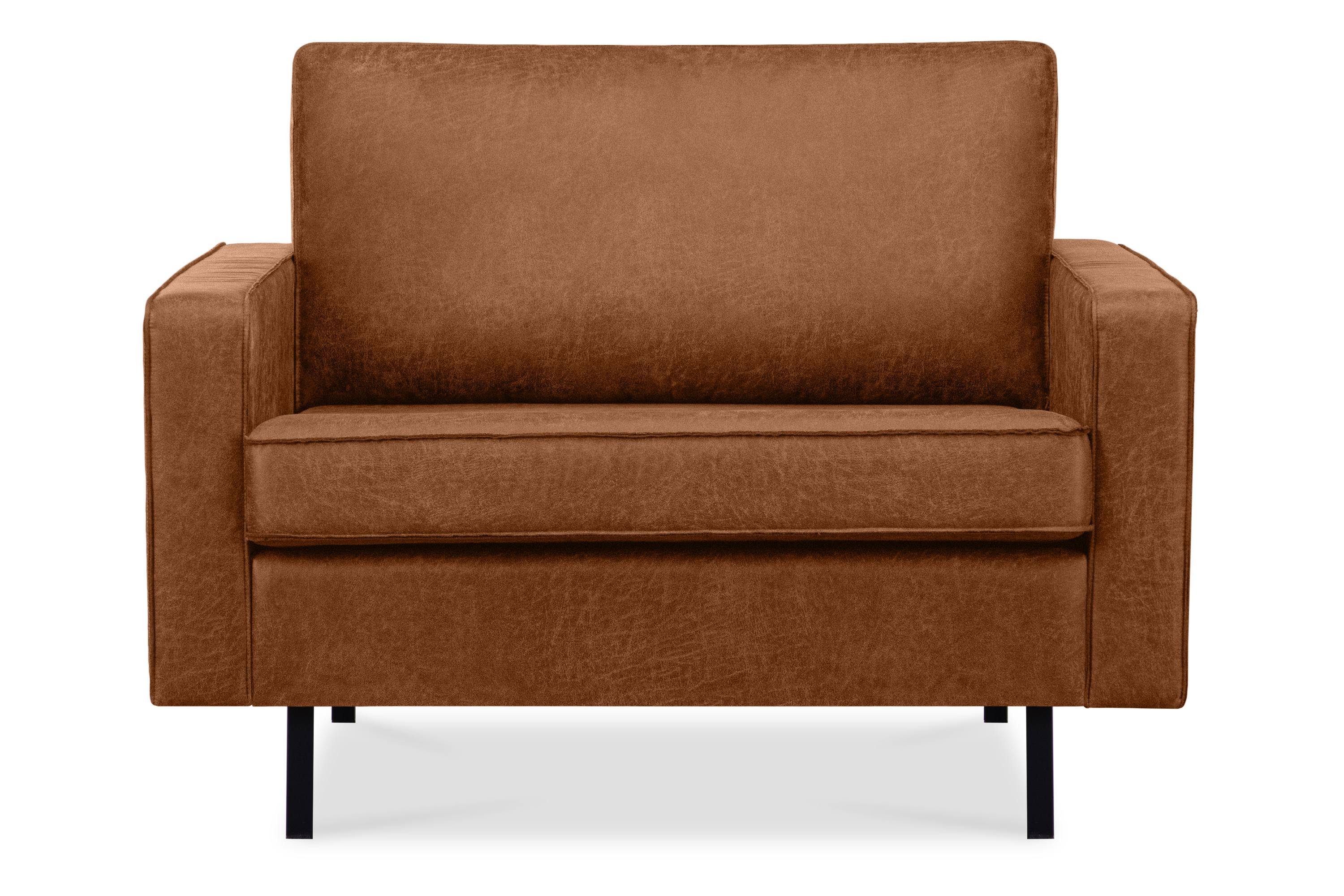 Konsimo Sessel INVIA Breite Sessel, Grundschicht Echtleder, mit