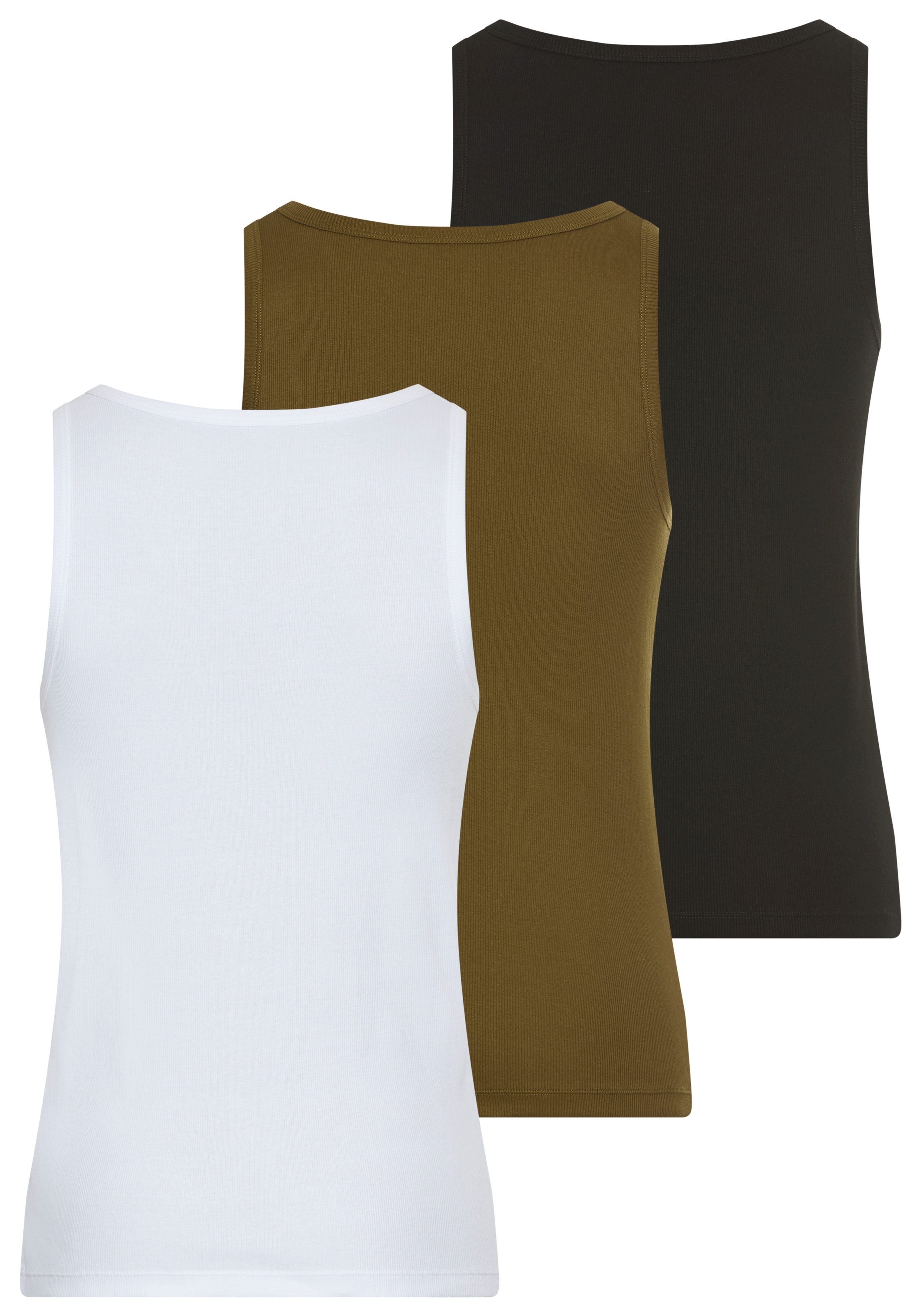 HUGO Ripptanktop (Packung, 3-tlg., 3er) Basic, günstig online kaufen