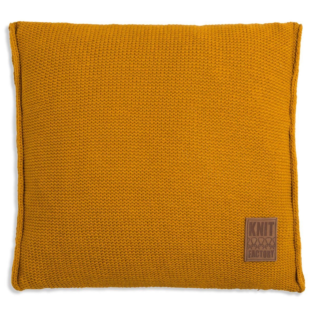 Knit Factory Декоративні подушки Knit Factory Uni Подушки Ocker - 50x50