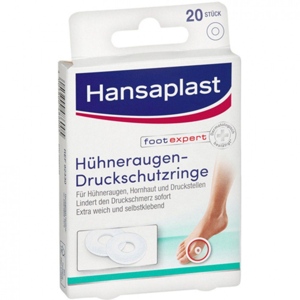 Hansaplast Wundpflaster Hansaplast Hühneraugen Druckschutzringe 20er