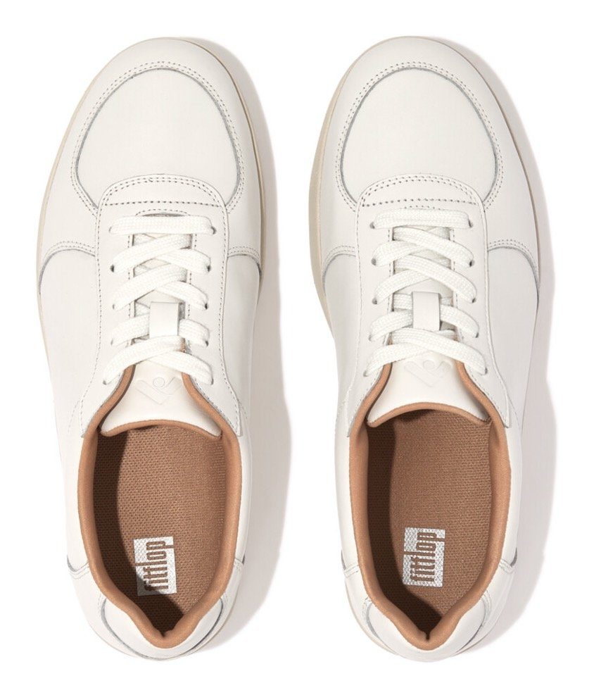 Fitflop RALLY Sneaker mit gepolstertem weiß Schaftrand