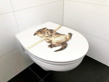 ADOB WC-Sitz Cat, Absenkautomatik, zur Reinigung auf Knopfdruck abnehmbar