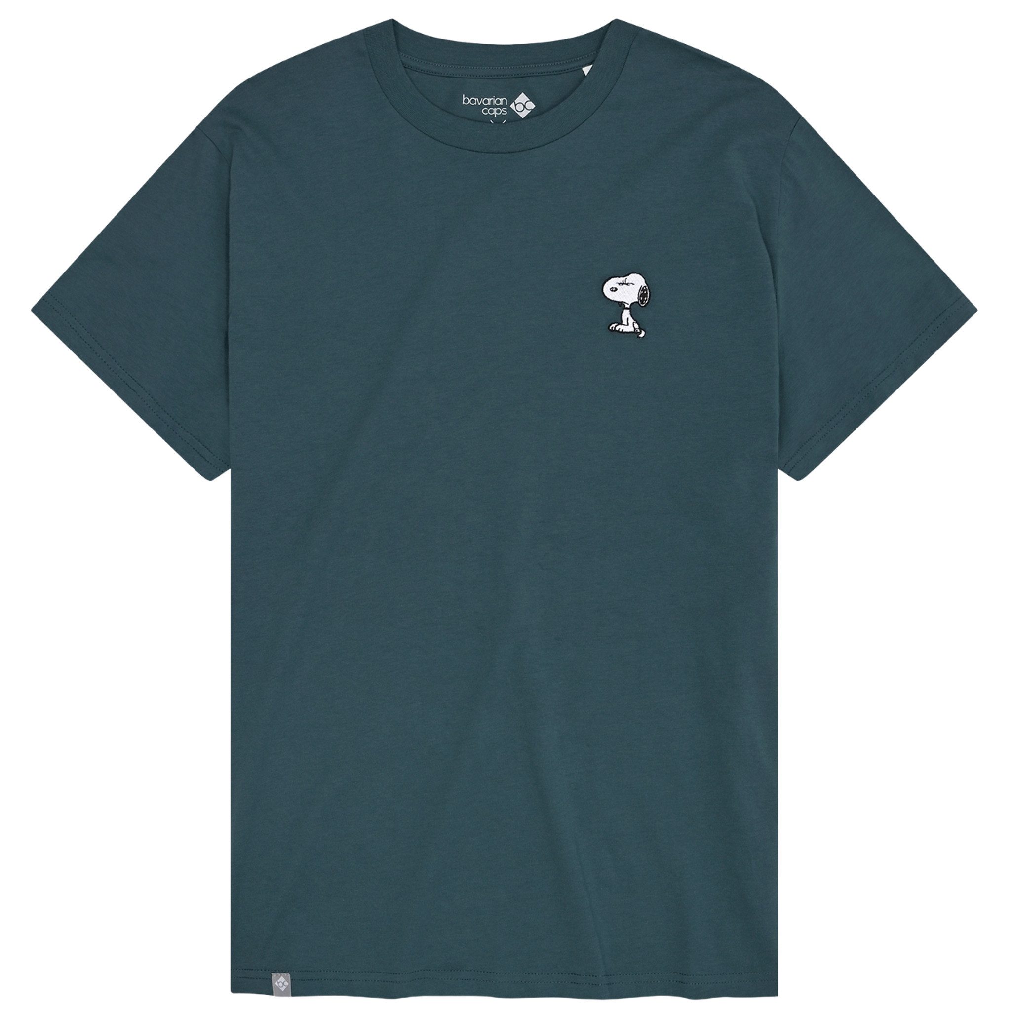 Bavarian Caps T-Shirt Bavarian Caps T-Shirt "Grantler Klub: Snoopy" - blaugrau (Kinder) (T-Shirt, T-Shirt)