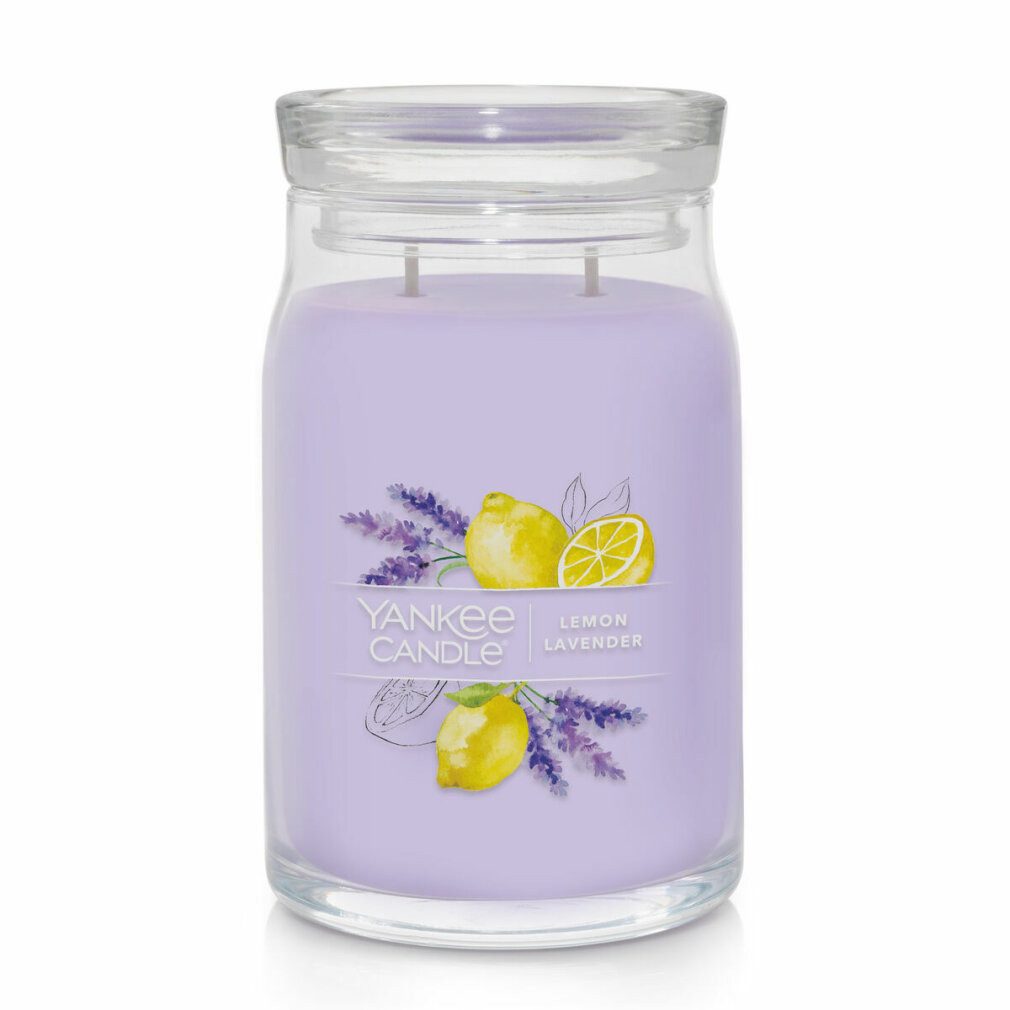 Yankee Candle Duftkerze Lemon Lavender Signatur Kerze 567 g günstig online kaufen