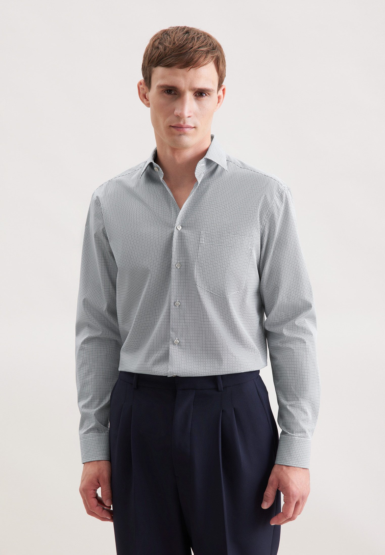 Businesshemd Schwarze Rose
