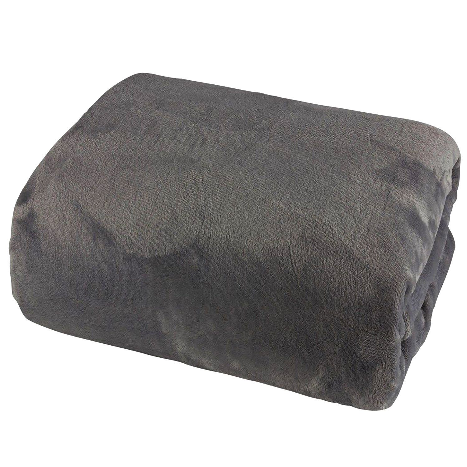 Mojawo Betttuch Cashmere Touch Spannbetttuch 150x200cm anthrazit