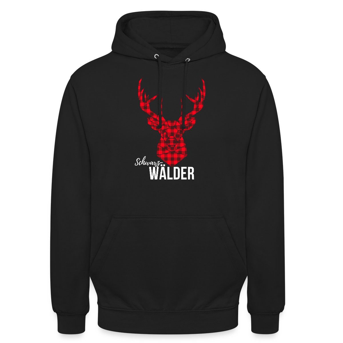 Spreadshirt Hoodie Schwarzwälder Geschenk Schwarzwald Mann Souvenir Hirsch Unisex Hoodie (1-tlg)