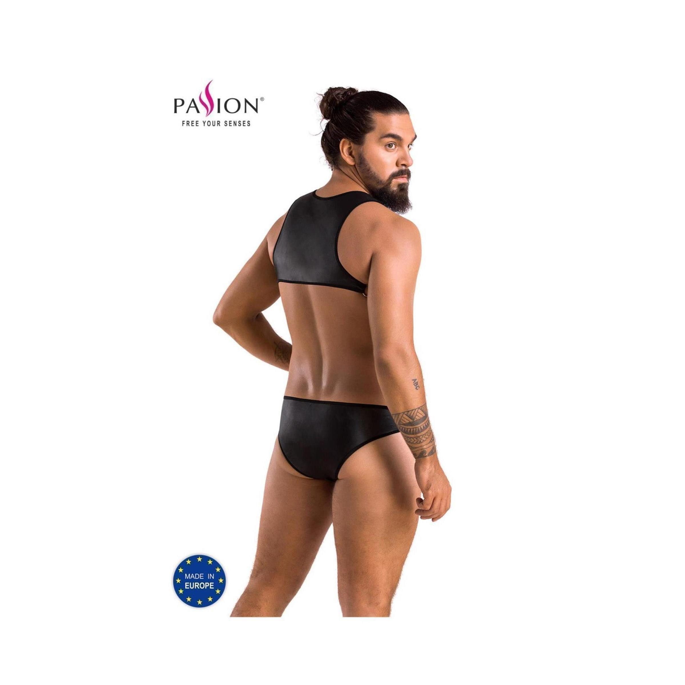 Passion Menswear Body PM 056 ADAM body black - (L/XL,S/M,XXL)