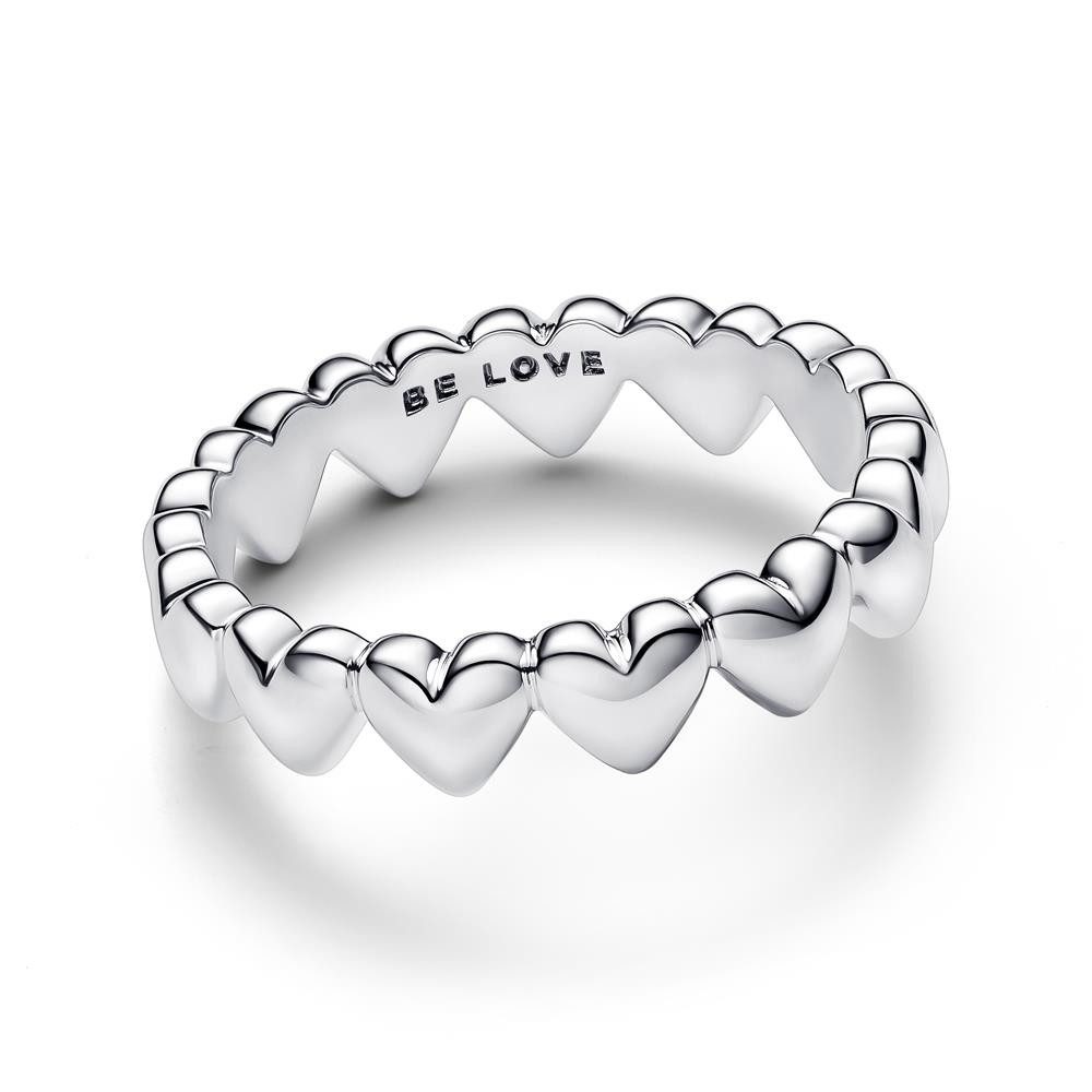 Pandora Fingerring Be Love Herzring für Damen aus Sterlingsilber von PANDORA Moments