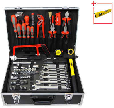 FAMEX Werkzeugset »759-63«, (125-St), Werkzeugkoffer mit Werkzeug