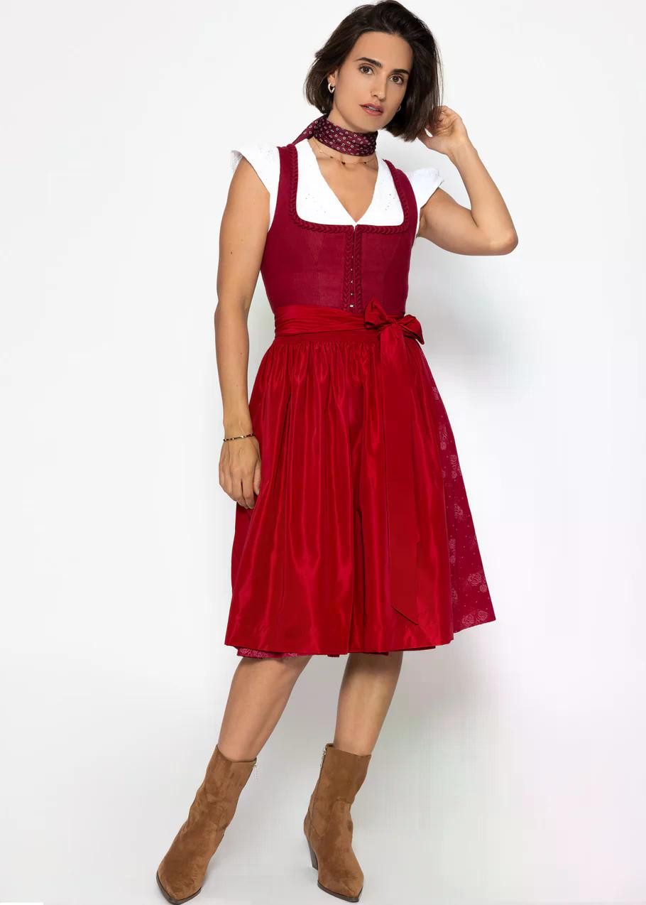 SASSYCLASSY Dirndlbluse Dirndlbluse aus Musselin mit Stickerei für Damen Tr günstig online kaufen