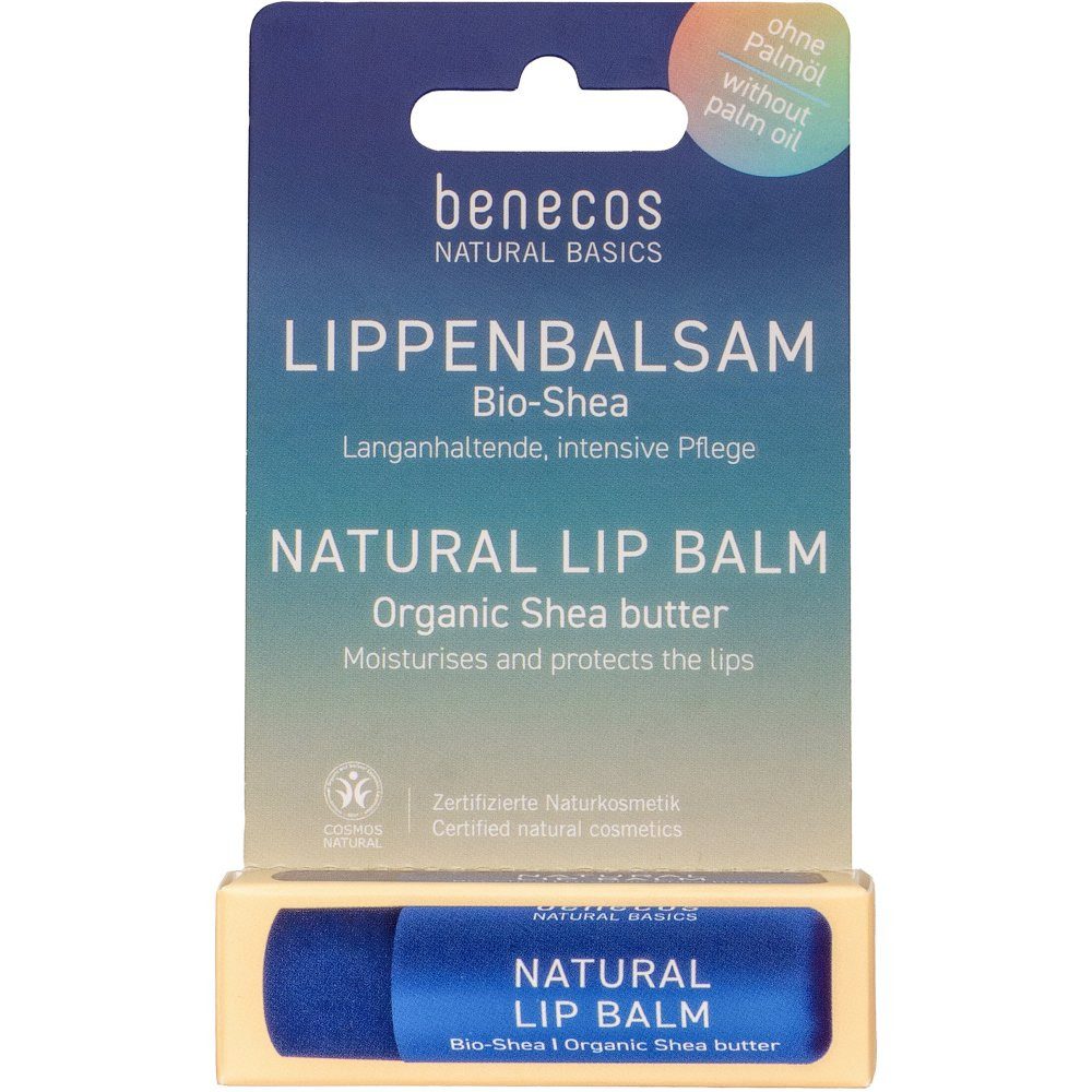 Benecos Gesichtspflege Natural Basics Lip Balm Shea, 4.5 g