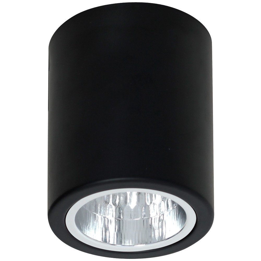 Licht-Erlebnisse Deckenleuchte DOWNLIGHT, ohne Leuchtmittel, Bauhaus Flur Deckenlampe Lampe Metall elegant Küche Schwarz