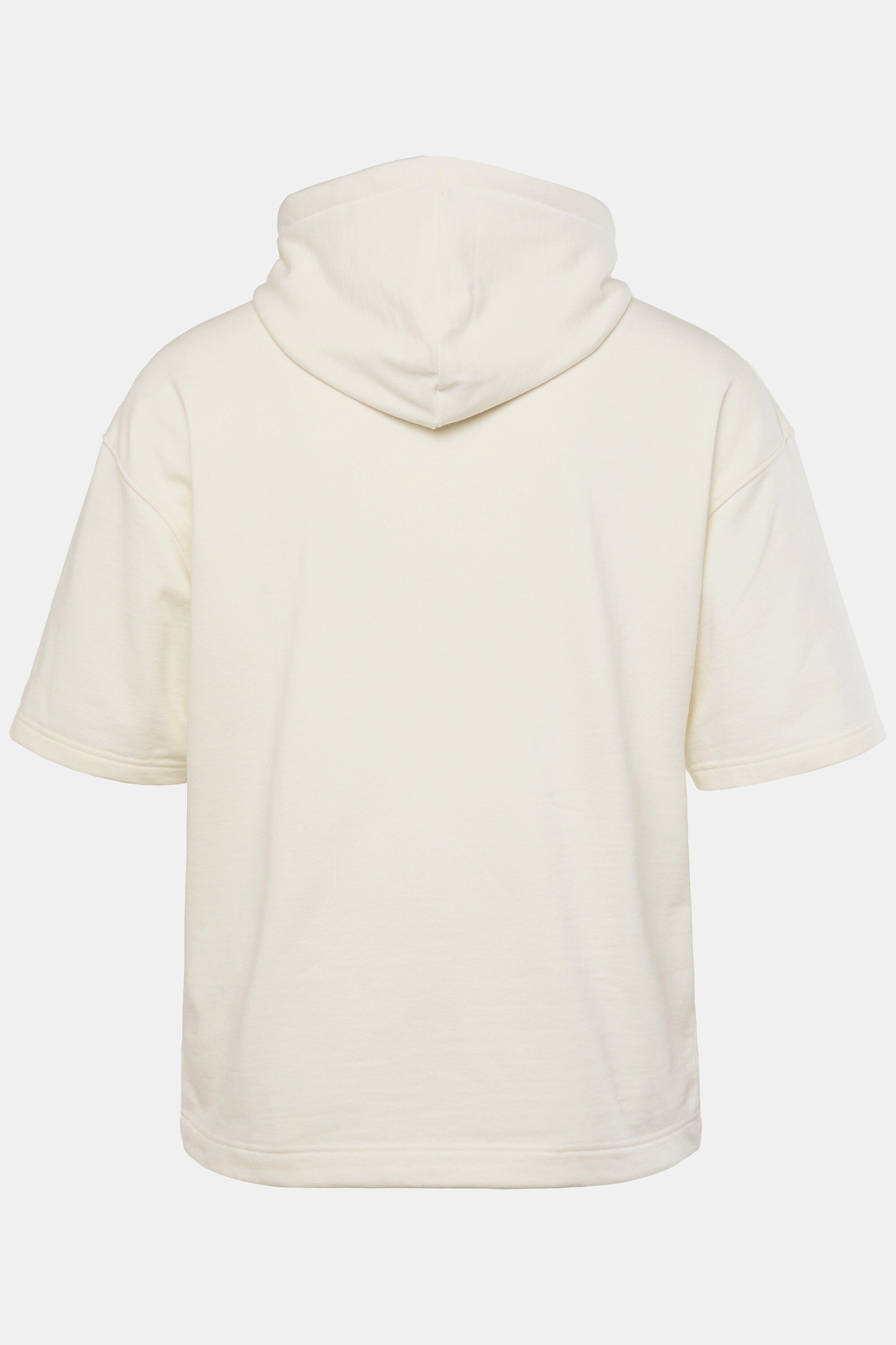 STHUGE Sweatshirt Hoodie Halbarm Brustprint