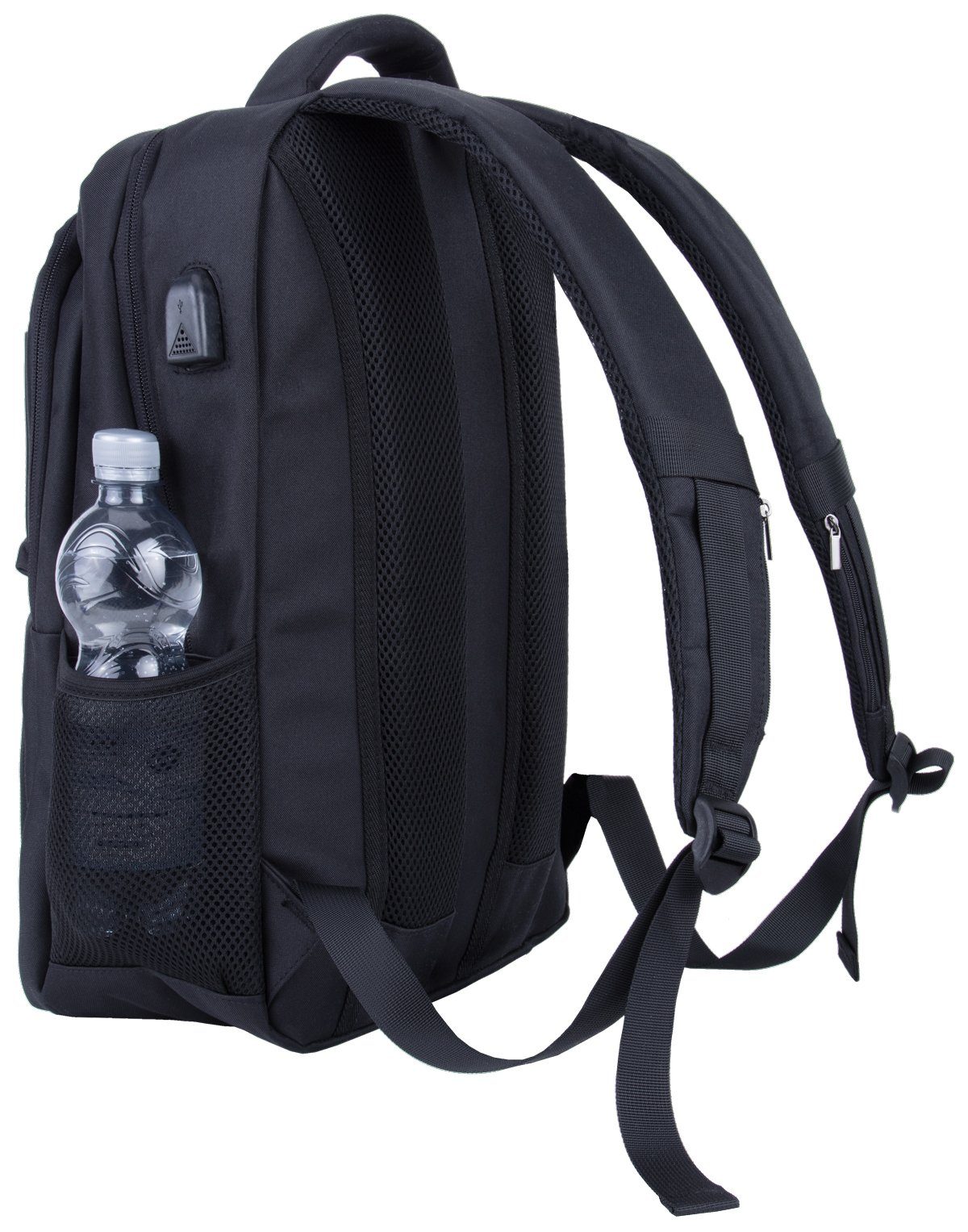 Cityrucksack Studium Schulrucksack gepolstert compagno Business Rucksack Laptop Uni-Rucksack Daypack, Arbeit