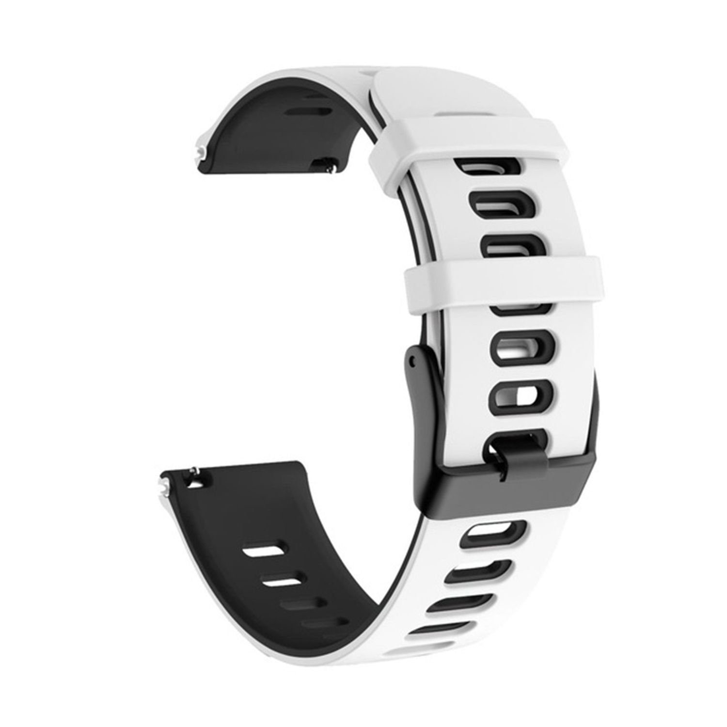 König Design Smartwatch-Armband Honor Magic Watch 2 42mm, Armband für Honor Magic Watch 2 42mm - Uhrenarmband Ersatz Armband Band Loop Weiß Schwarz