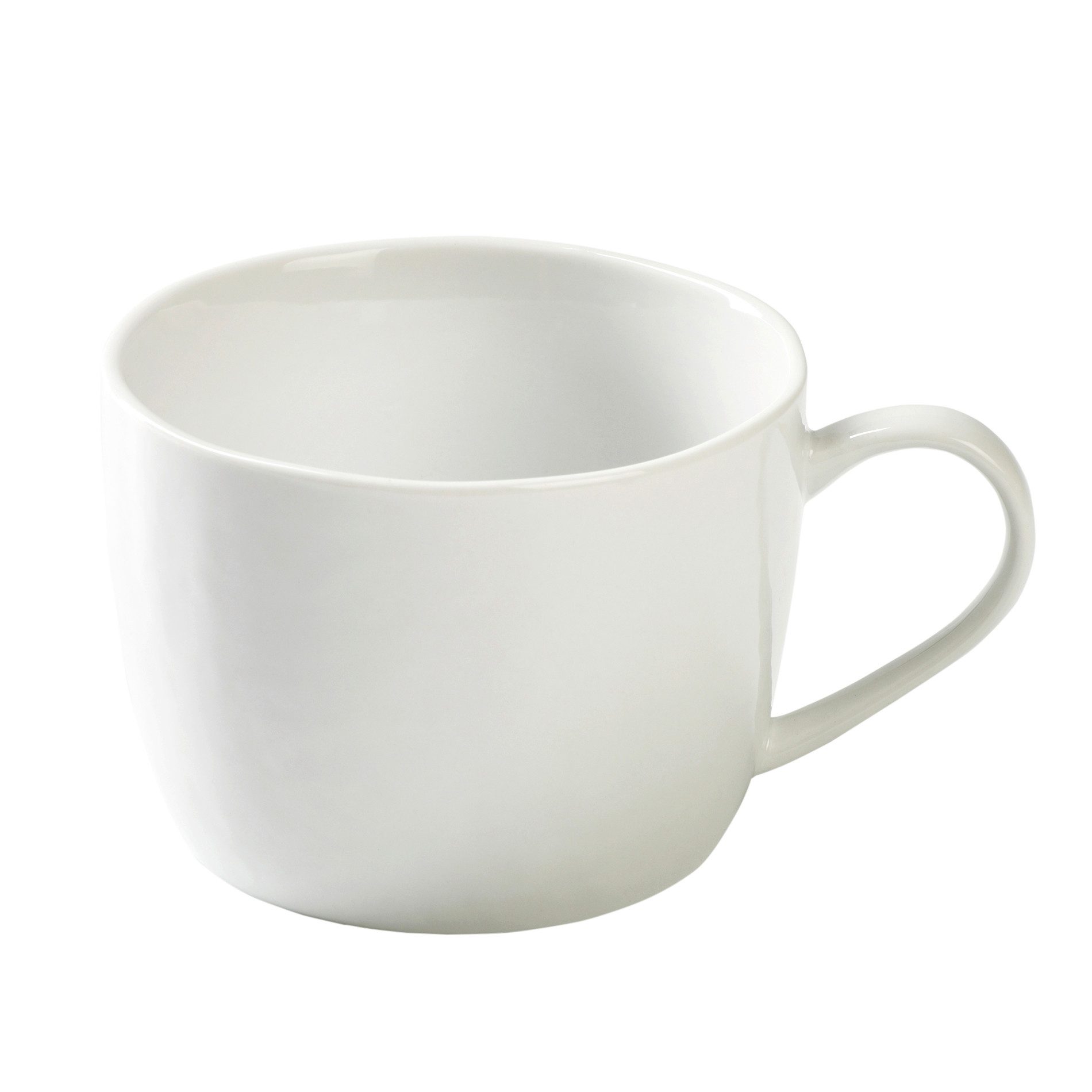Lambert Tasse Piana Kaffee-/Teetasse Porzellan, weiß H 7 cm, D, Porzellan/ uni