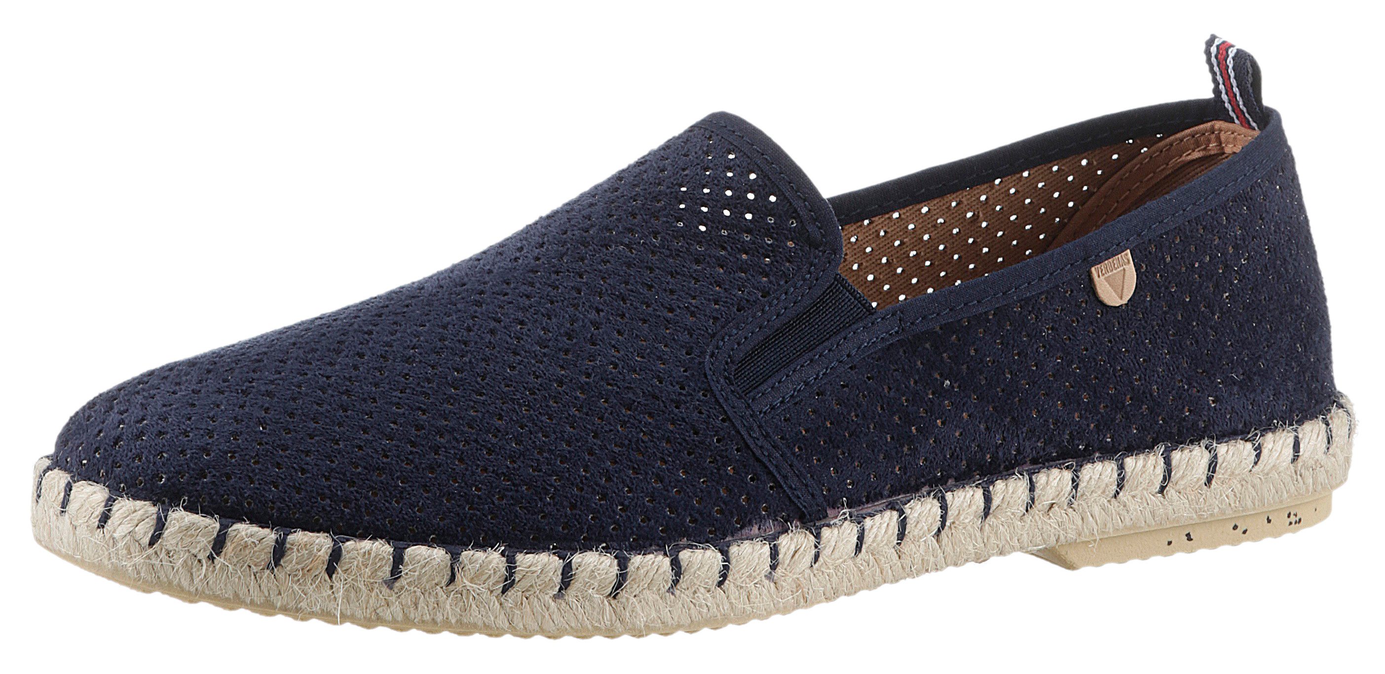 VERBENAS Tom Pacific Espadrille, Loafer, Slipper, Sommerschuh, Strandschuh mit Stretcheinsätze