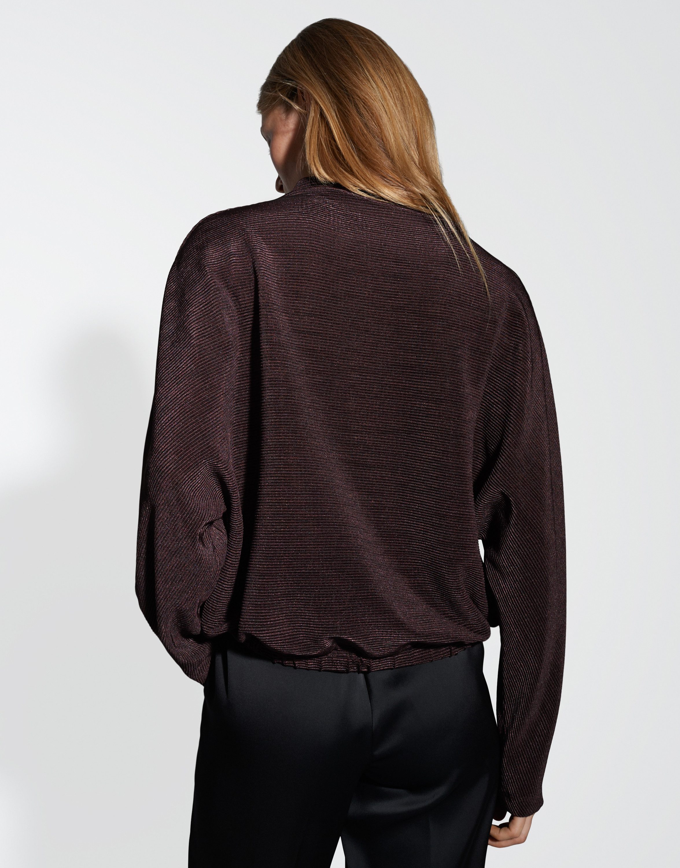 OPUS Langarmshirt SAGLANZ Loose mit Glanz günstig online kaufen