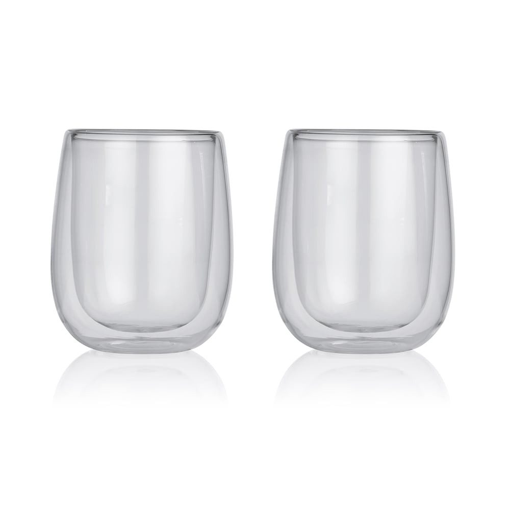 GOURMETmaxx Latte-Macchiato-Glas Latte Macchiato Thermogläser - 2er-Set - 350ml, Borosilikatglas