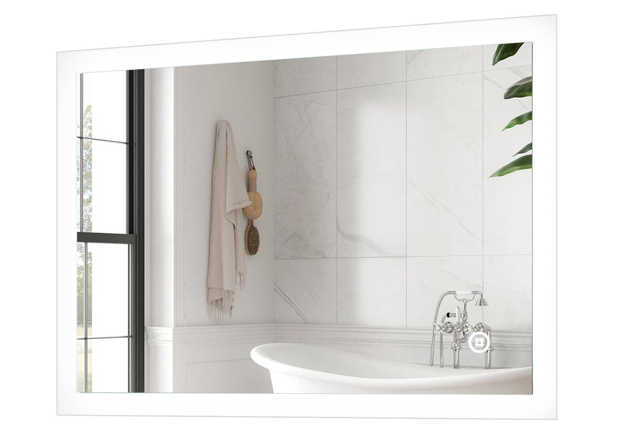 Badspiegel Led Badspiegel 50 x 70 cm mit wandschalter Touch Speicherfunktion