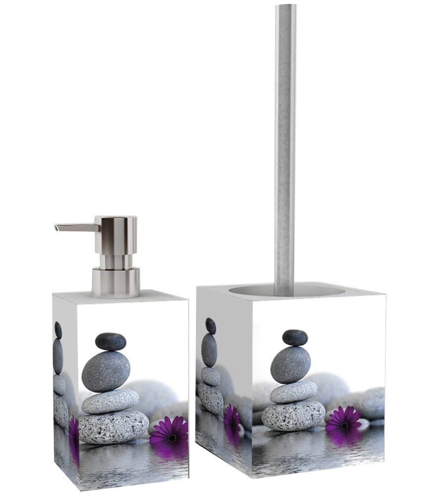 Sanilo Badaccessoire-Set Energy Stones, WC-Bürste und günstig online kaufen