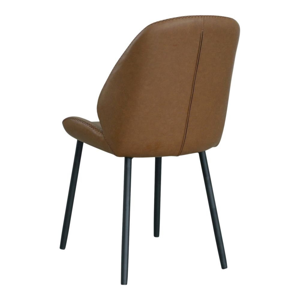 2er-Set Design Vintage-Braun Stuhl VIENNA Stuhl LebensWohnArt