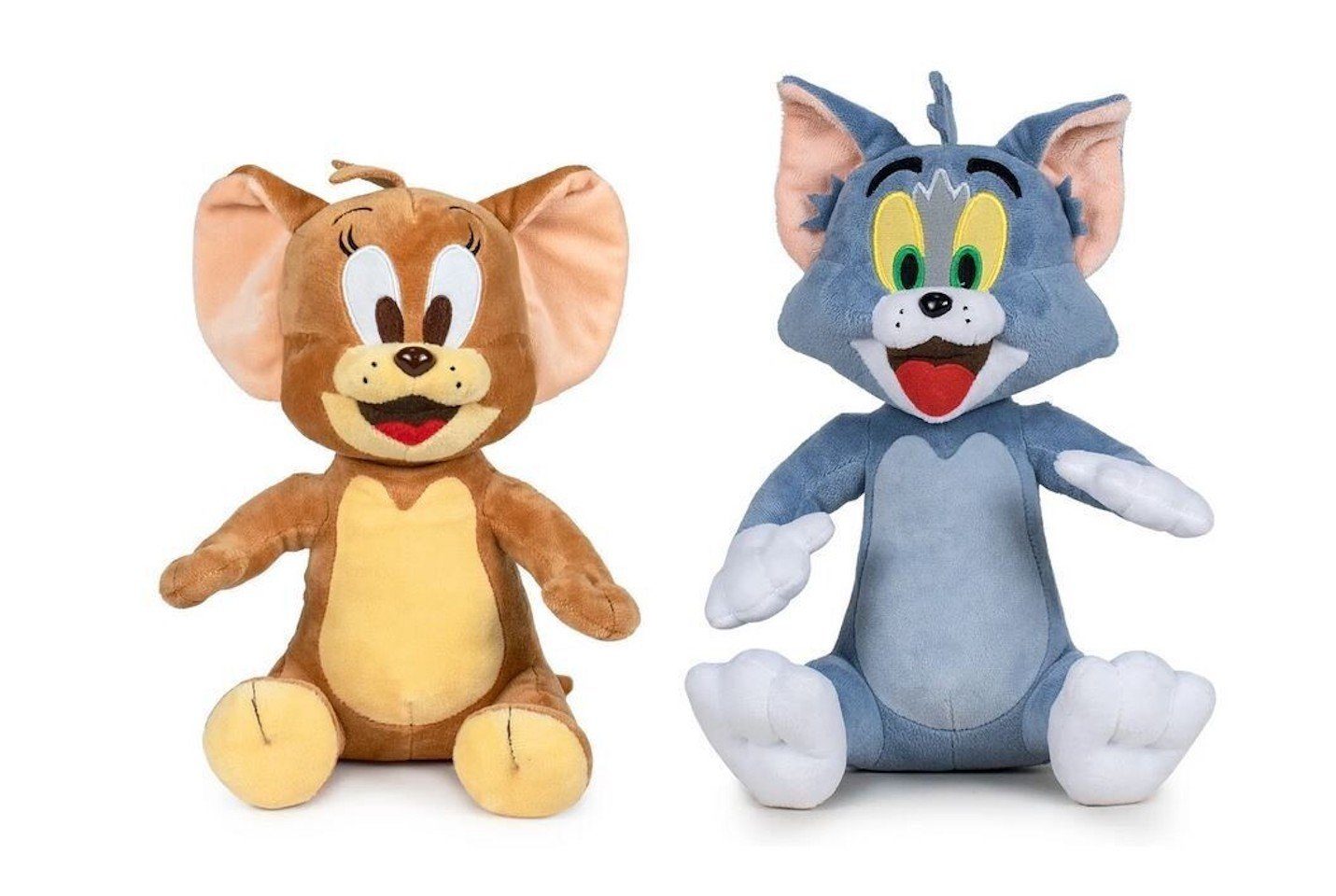 Play by Play Plüschfigur Tom und Jerry 2er Set - Plüsch Tom & Jerry, Katze, Maus, Geschenke, Ideal als Geschenk