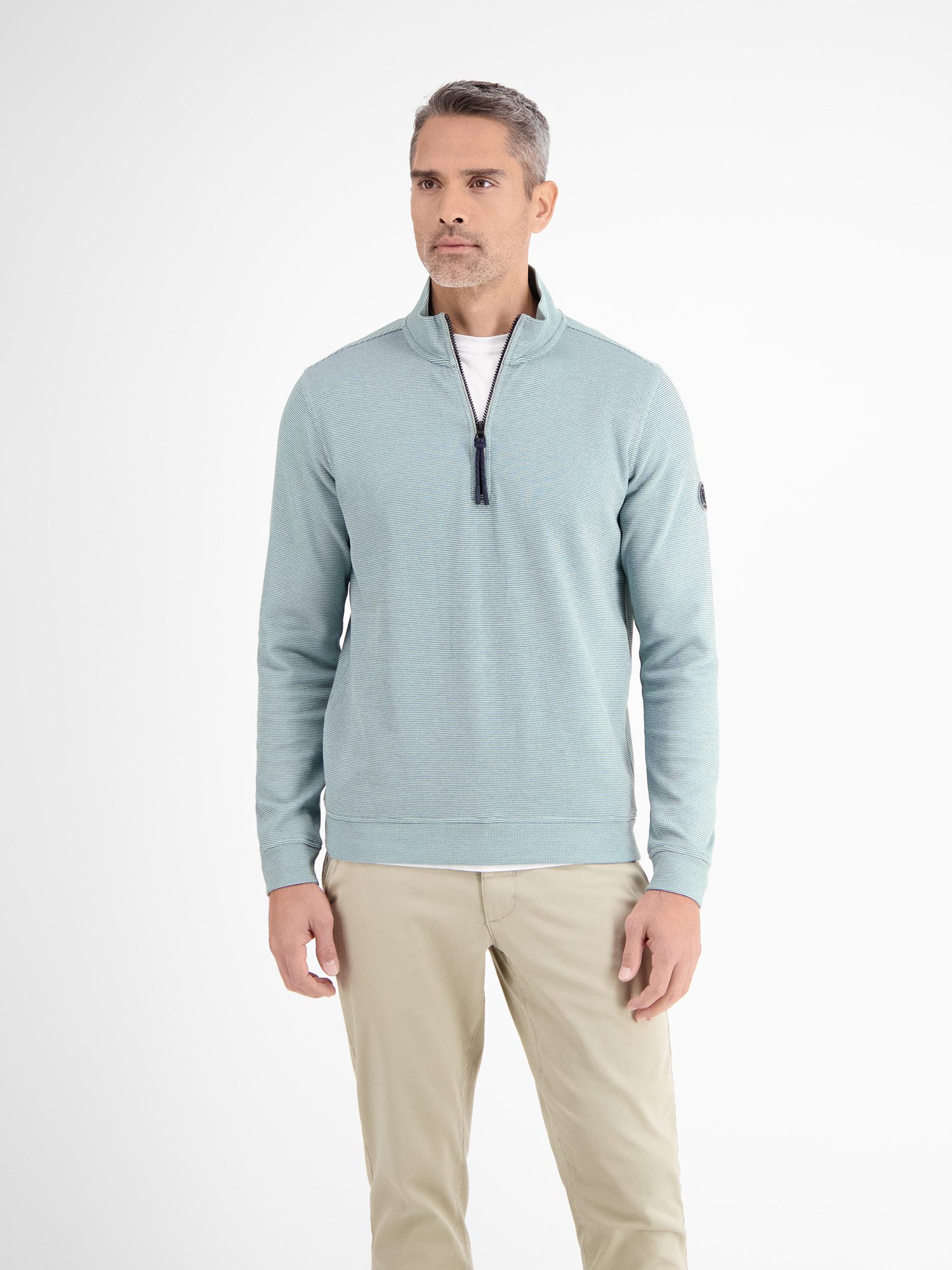 LERROS Sweatshirt LERROS Unifarbener Sweattroyer für Herren günstig online kaufen