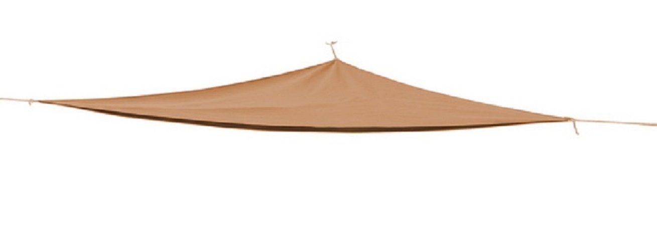 Linder Exclusiv GmbH Sonnensegel Sonnenschutz Garten Dreieck mit Ösen 5x5x5 m, (div. Farben), inklusive 3 Nylon-Spannseile (je 240 cm)