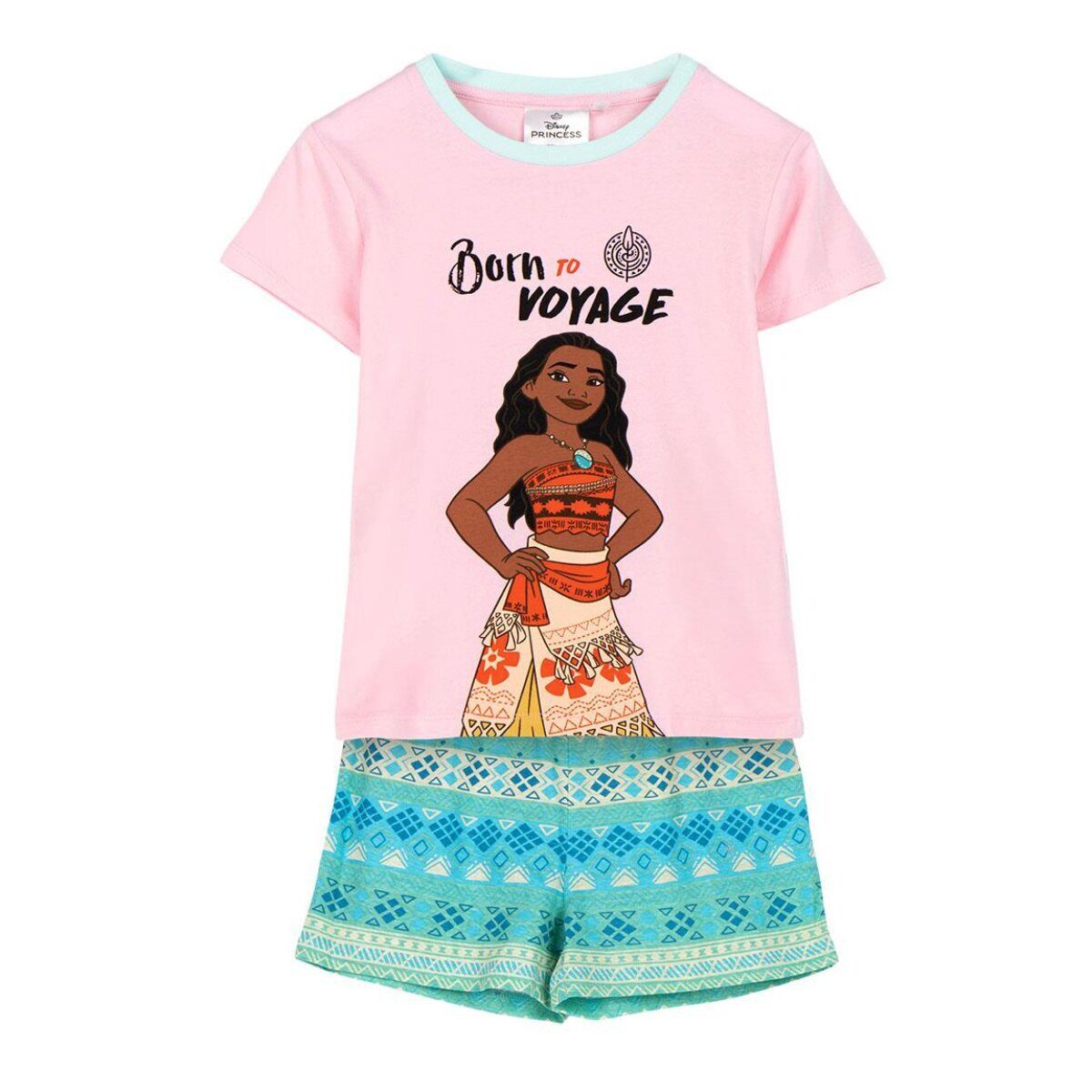 Disney Pyjama Disney Moana Schlafanzug Kinder Pyjama T-Shirt & Short