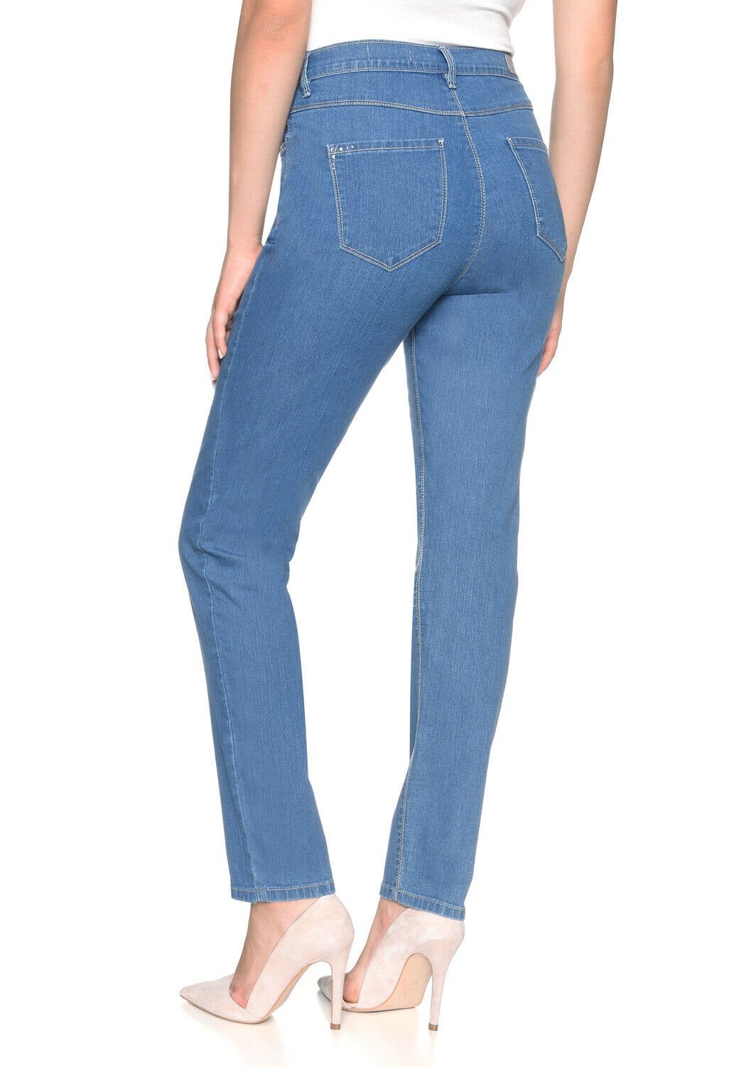 STOOKER WOMEN 5-Pocket-Jeans "Nizza Denim Tapered Fit" Tapered Fit Casual C günstig online kaufen