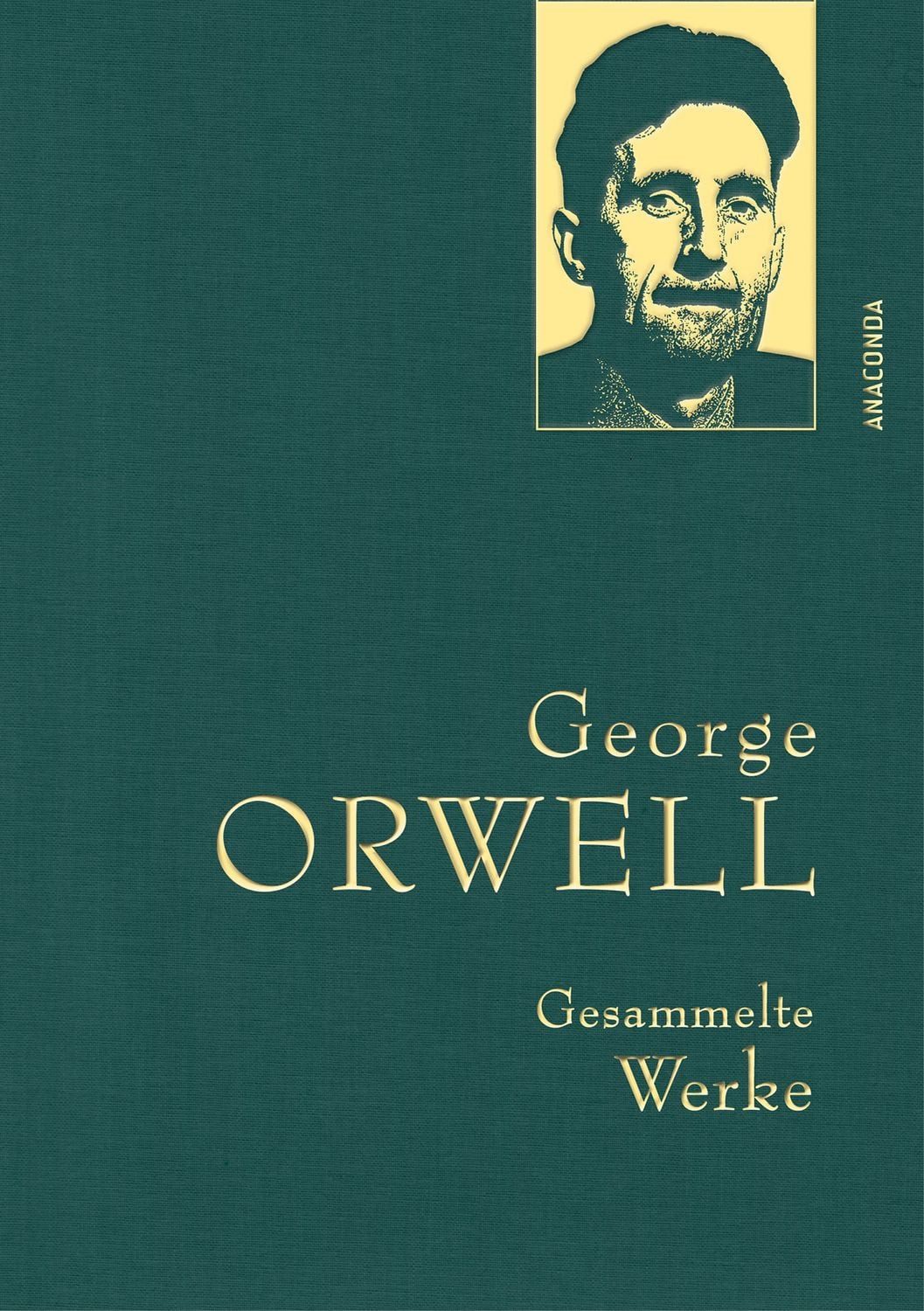 George Orwell, Gesammelte Werke / George Orwell, Gebunden in feingeprägter Leinenstruktur auf Naturpapier mit Goldprägung