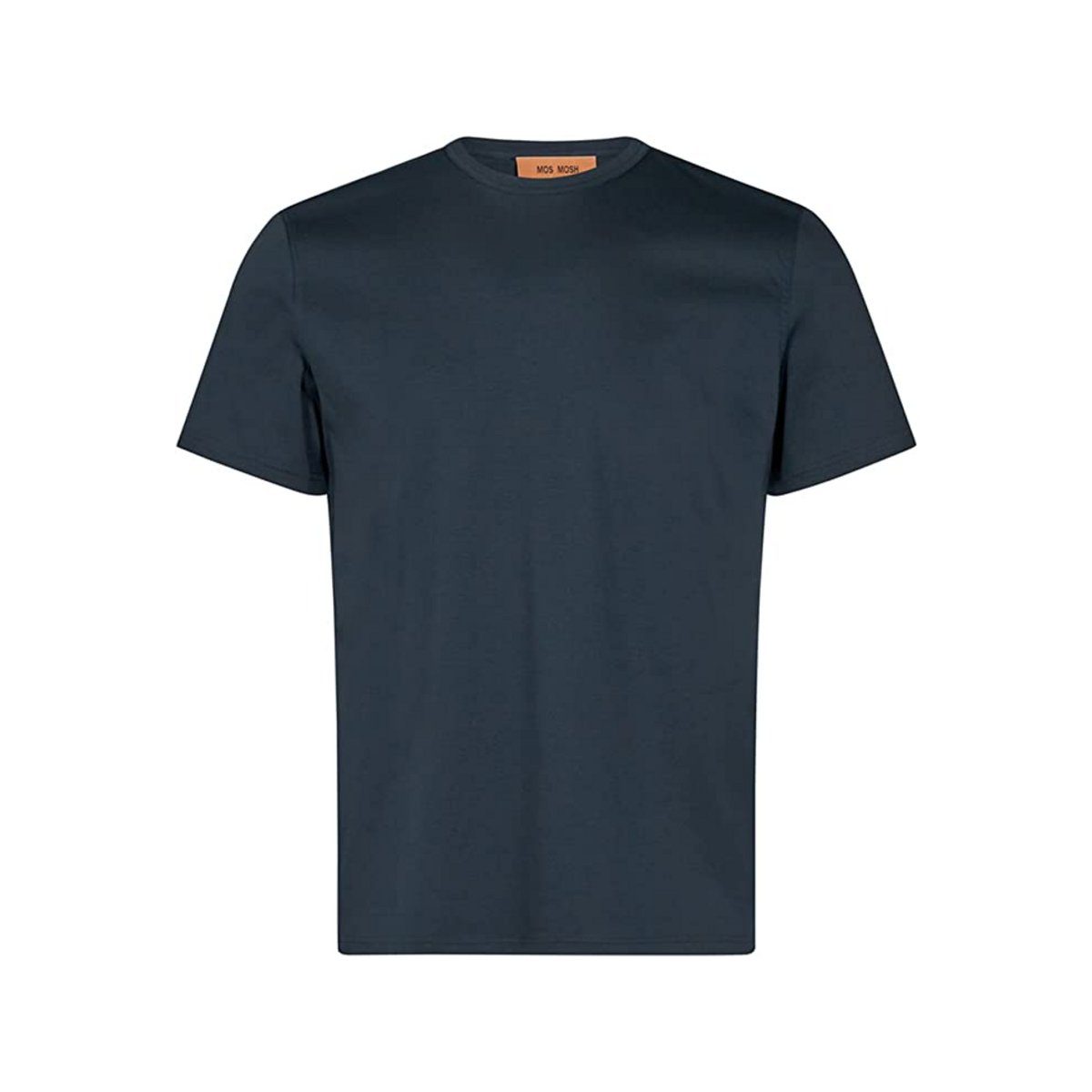 Mos Mosh T-Shirt Navy marineblau (1-tlg) passform textil
