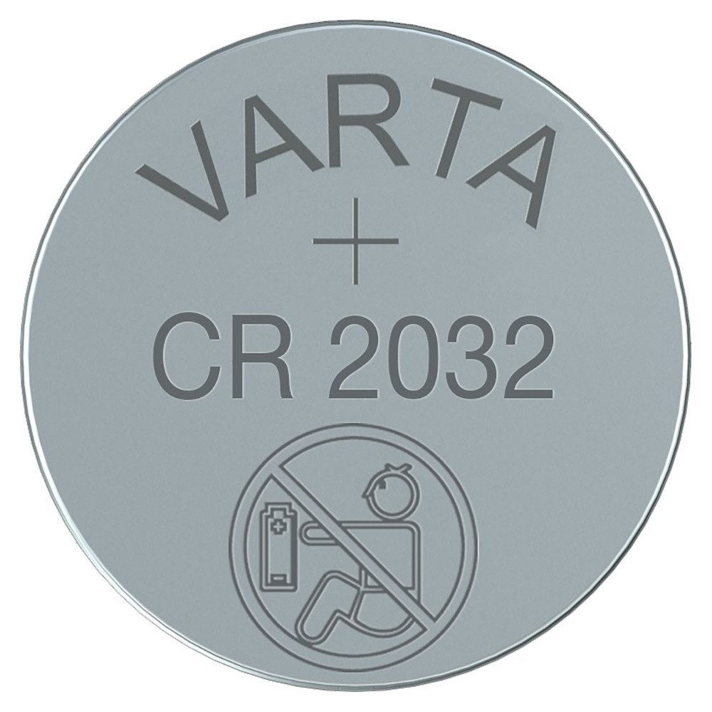 VARTA Varta CR2032 2er Blister Knopfzelle Knopfzelle, (3 V V), Verpackung: 2er Blister